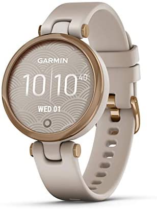 Garmin Lily Sport - Smartwatch Piccolo ed Elegante, 34 mm, Monitoraggio 24/7, App Fitness e Sport, Rose Gold & Light Sand