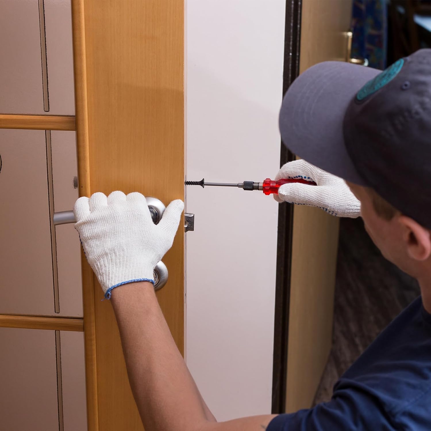 130 pieces of self -tapping wood screws, crooked flat -headed self -tapping screws, wooden furniture - black, m3*(16/20/25/30/35/40/50) plasterboard screws