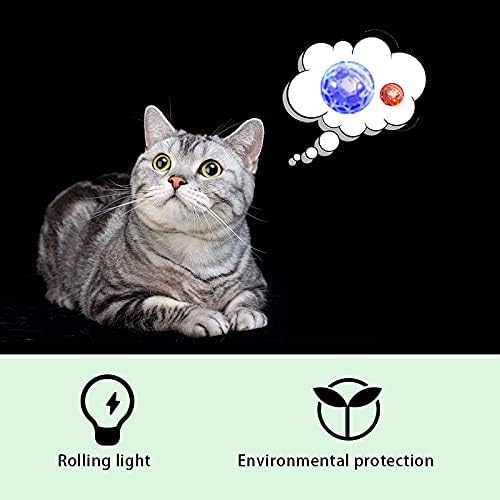3X Ghost Hunting Touch Activated Flashing Balls, Ghost Hunting Motion Light Up Cat Balls, Paranormal Equipment Pet Balls Toy