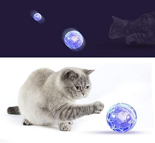 3X Ghost Hunting Touch Activated Flashing Balls, Ghost Hunting Motion Light Up Cat Balls, Paranormal Equipment Pet Balls Toy