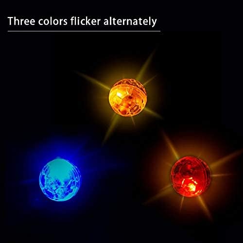 3X Ghost Hunting Touch Activated Flashing Balls, Ghost Hunting Motion Light Up Cat Balls, Paranormal Equipment Pet Balls Toy