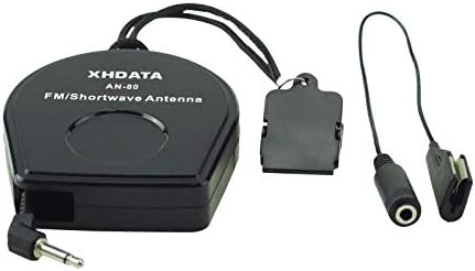 AN-80 Shortwave Reel Antenna FM SW External Antenna Whip Antenna to Improve Signal Reception Suitable for FM SW Radio Small