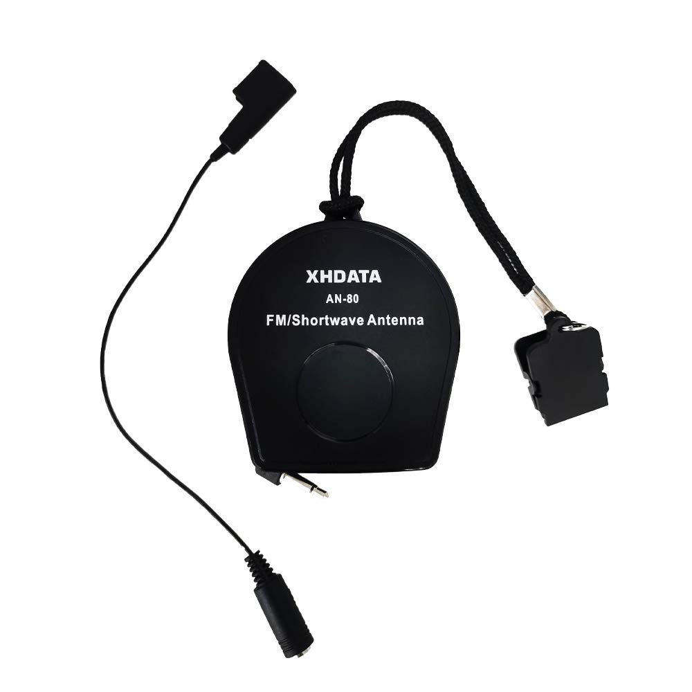 AN-80 Shortwave Reel Antenna FM SW External Antenna Whip Antenna to Improve Signal Reception Suitable for FM SW Radio Small