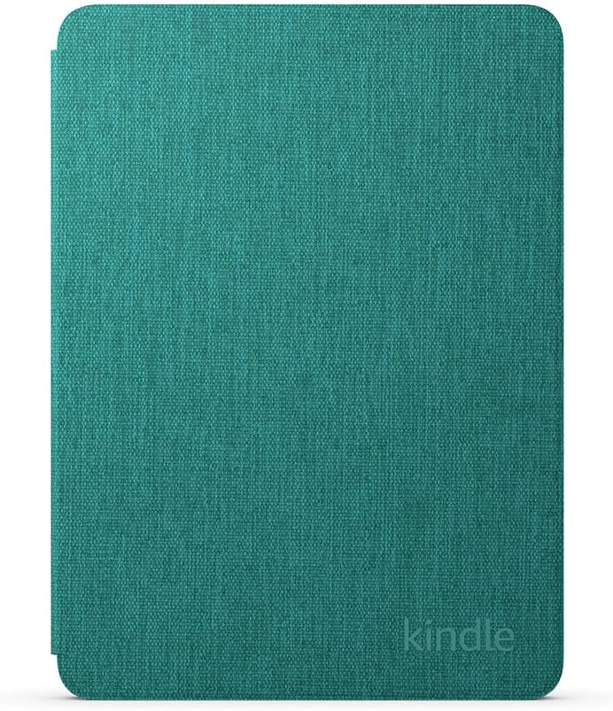 Case for Amazon Kindle Paperwhite and Amazon Kindle Colorsoft, light and waterproof, folding protective case | Green Green Fabric