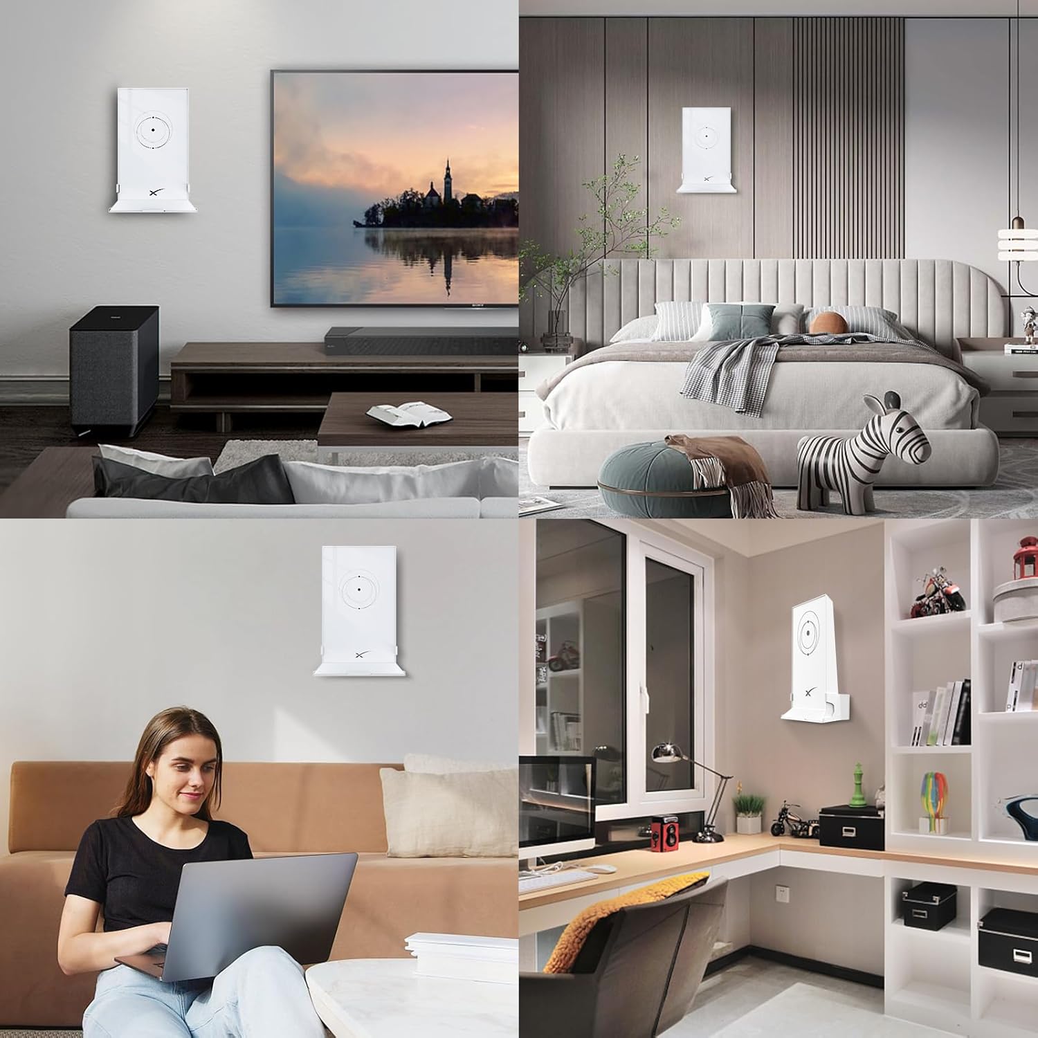 EDUP Home Starlink, Internet Starlink Kit, Satellite Support, Stabr Router Mount Stability, Wall Support in ABS, Router Protection For Router Starlink Mesh V2 Support Starlink V2