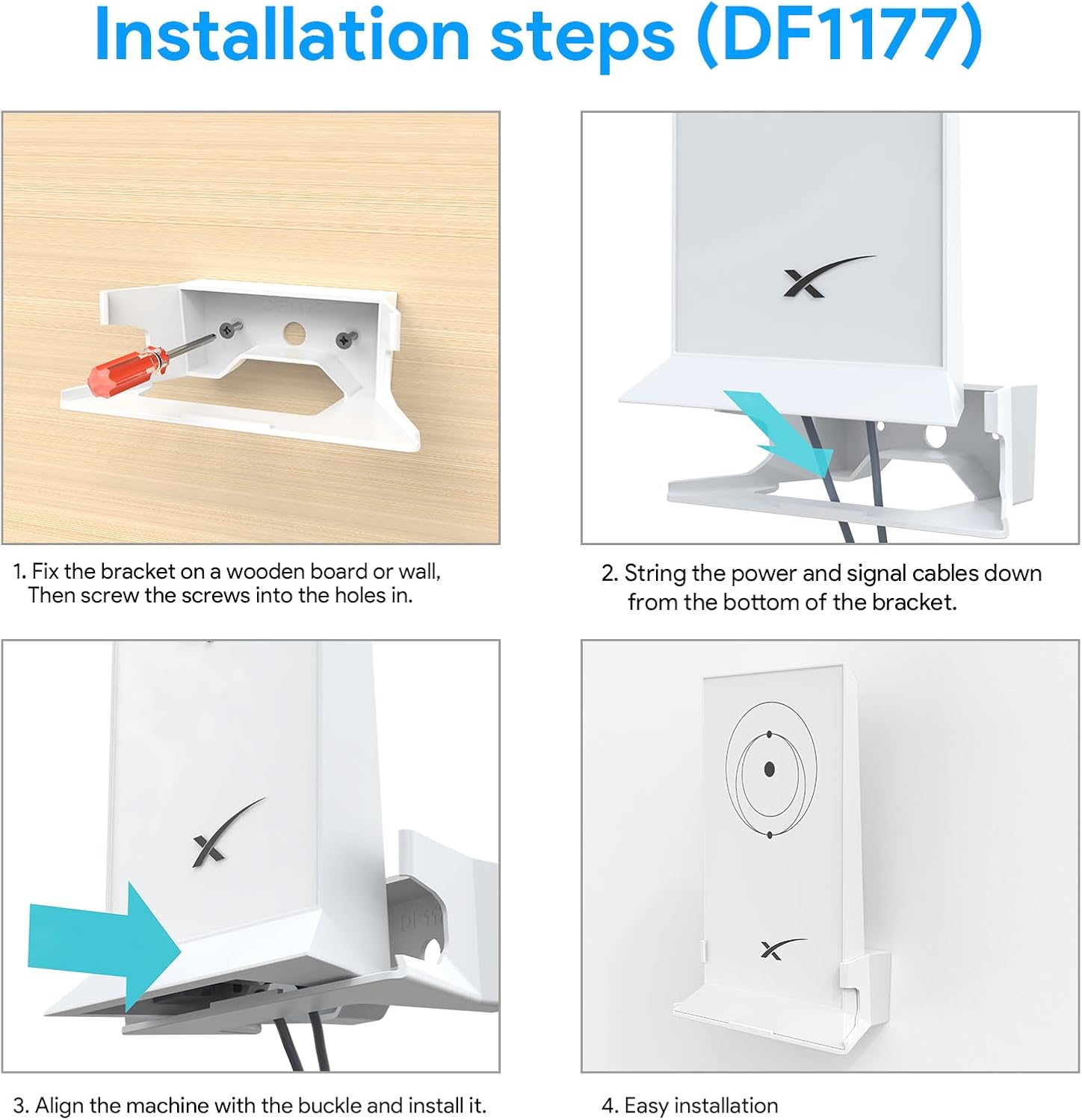 EDUP Home Starlink, Internet Starlink Kit, Satellite Support, Stabr Router Mount Stability, Wall Support in ABS, Router Protection For Router Starlink Mesh V2 Support Starlink V2