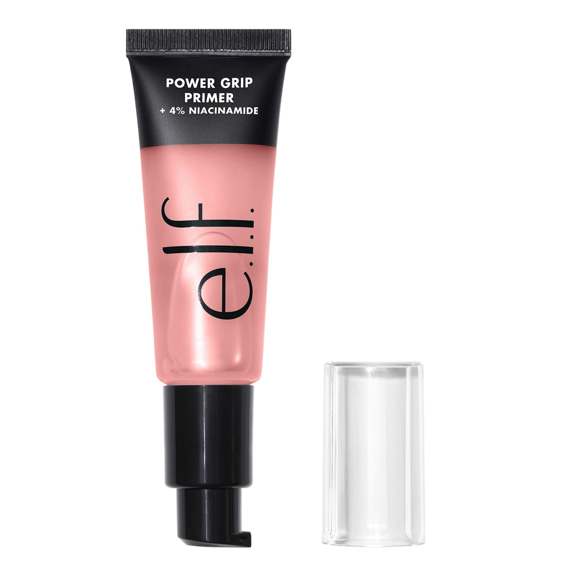 Elf Power Grip Primer + 4% Niacinamide, Gel-based moisturizing face primer, uniform and illuminates the skin, makes the make-up adhere, vegan product and not tested on animals, 24 ml (0.811 fl oz) power grip primer + niacinamide