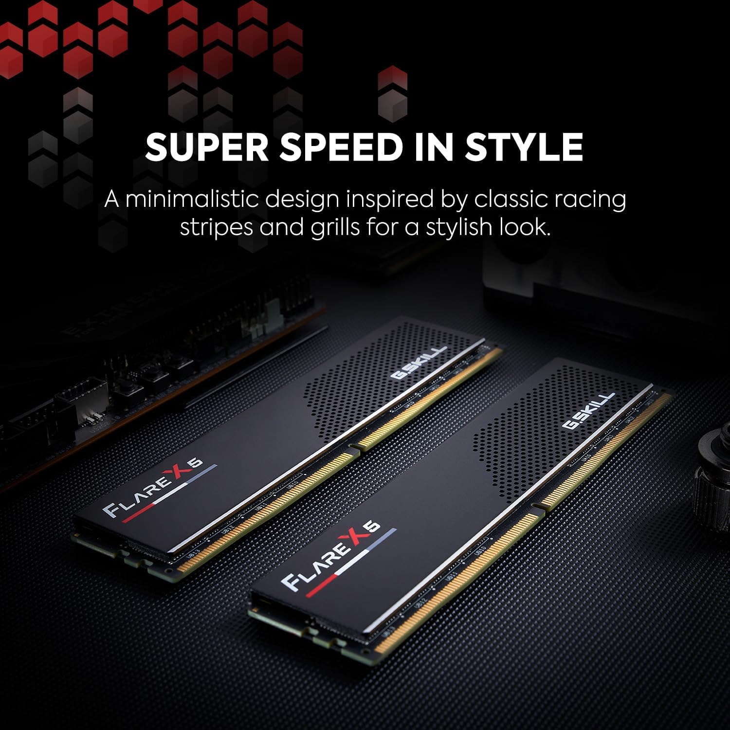 G.Skill Flare X5 Series (AMD Expo) DDR5 RAM 64 GB (2 x 32 GB) 6000 m/s cl30-40-40-96 1.40 V UDIMM Opaco Black (F5-6000J3040G32GX2-FX5) 64GB (2x32gb) DDR5-6000 30-40-96 opaque