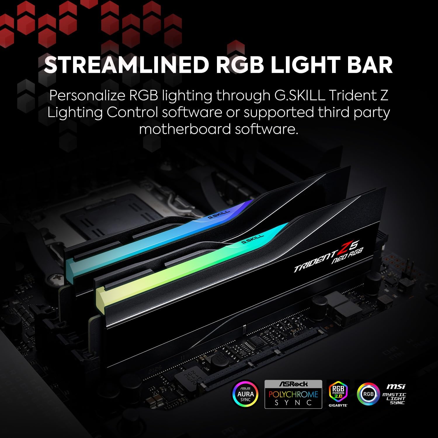 G.Skill Trident Z5 Neo RGB 32GB DDR5 Kit (2x16gb) 6000mHz, CL36, AMD Expo