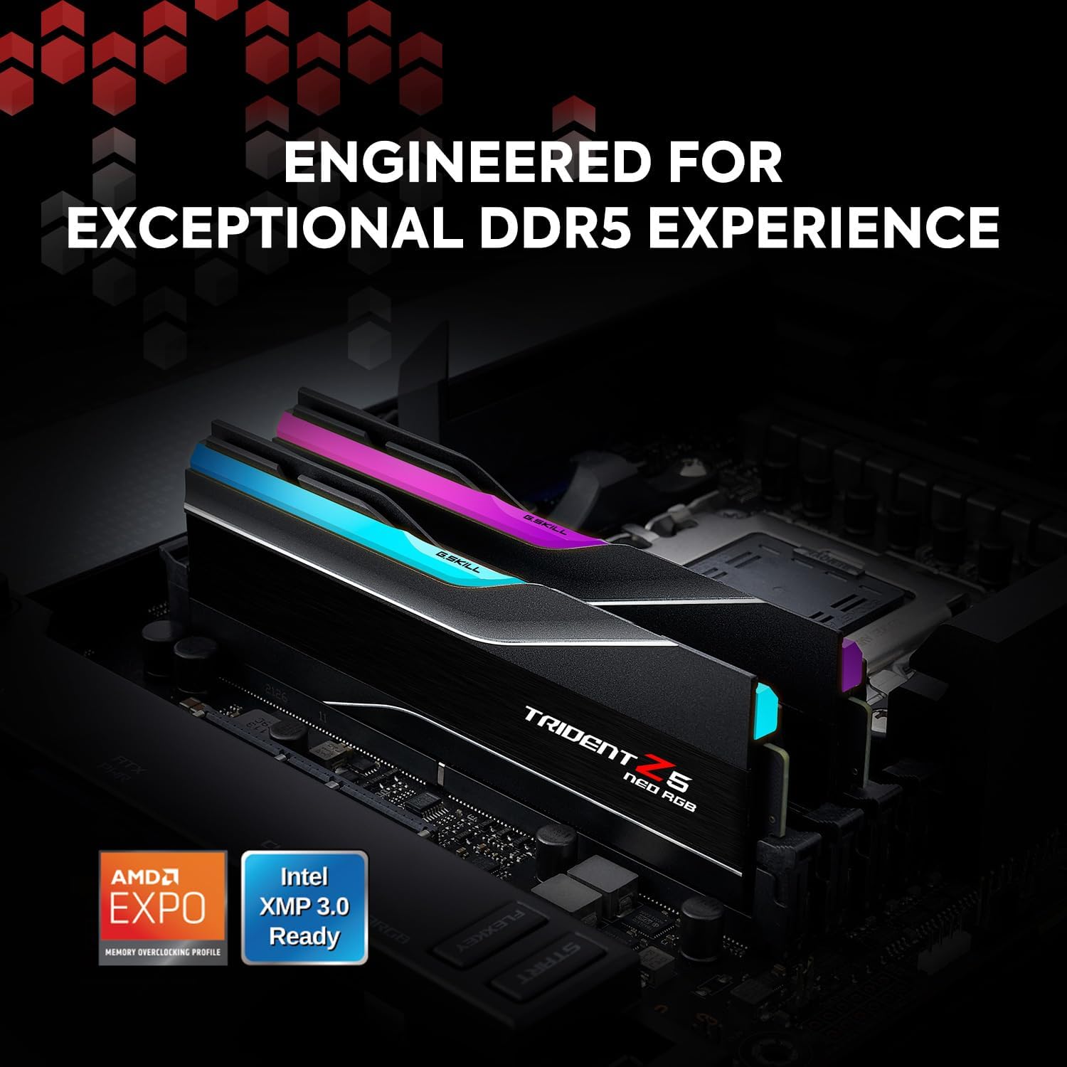 G.Skill Trident Z5 Neo RGB 32GB DDR5 Kit (2x16gb) 6000mHz, CL36, AMD Expo