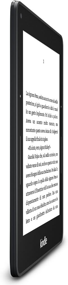 Kindle Voyage 3G Refuel certified, 6 '' high resolution screen (300 ppi) with integrated light with automatic adjustment, Voltapagina sensors, 3G Free + Wi-Fi + 3G Wi-Fi