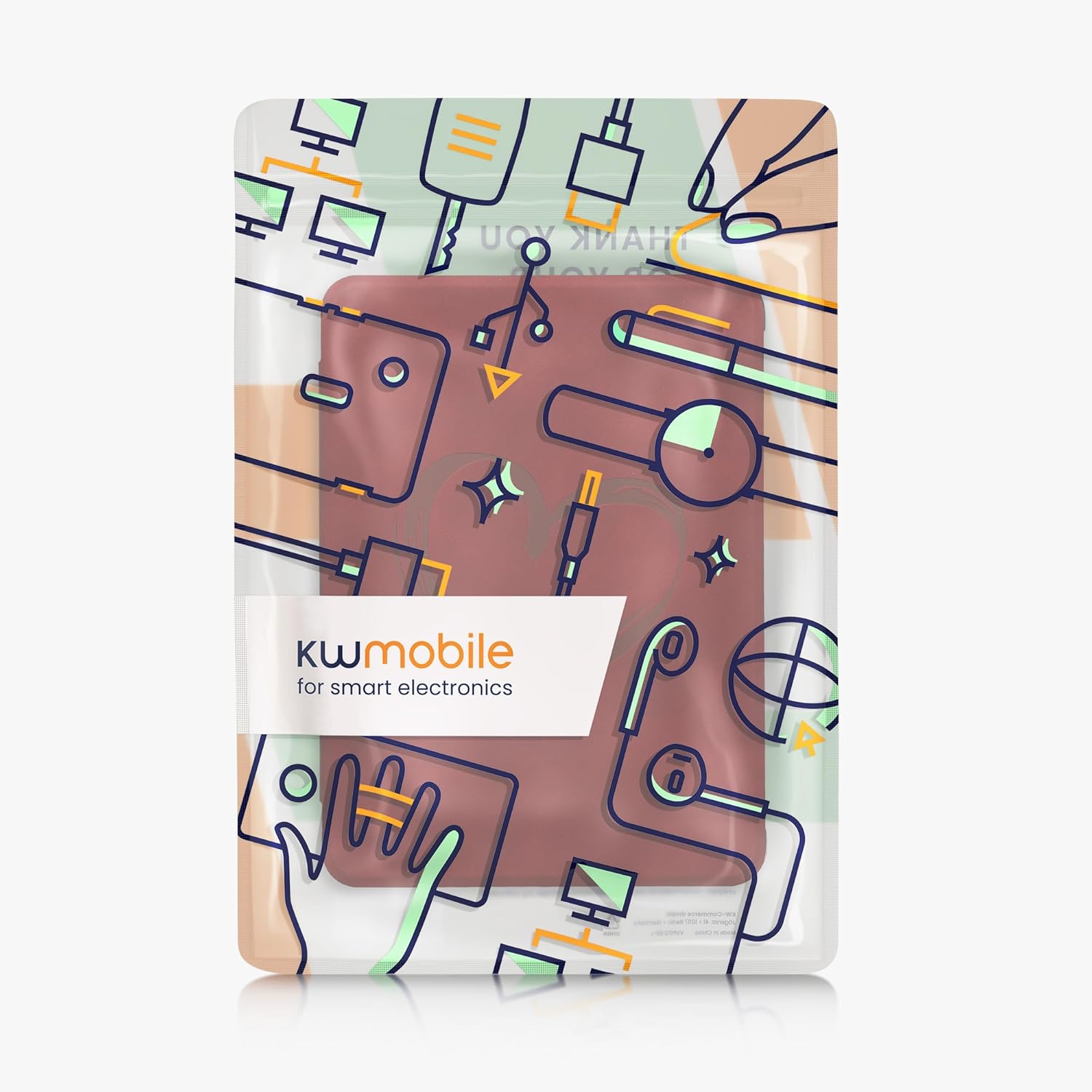 Kwmobile Ereader Case compatible with Amazon Kindle Paperwhite (2024)/Colorsoft Cover - EBOOK READER FLIP CASE - Cover magnetic Ereader Leather Po Cuore