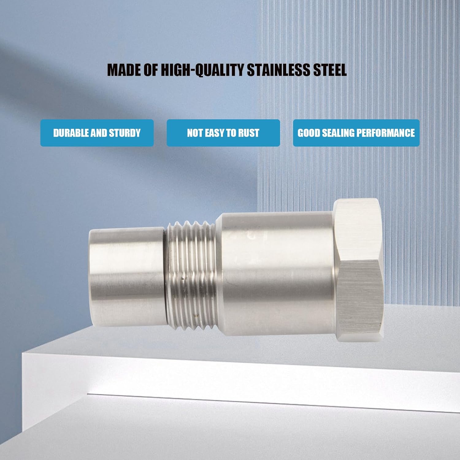 Lambda probe emulator 2 pieces of prolong oxygen sensor m18 x 1.5 mm, konuooer filter O2 oxygen sensor lambda probe adapter 45 mm, for car unloading system accessories