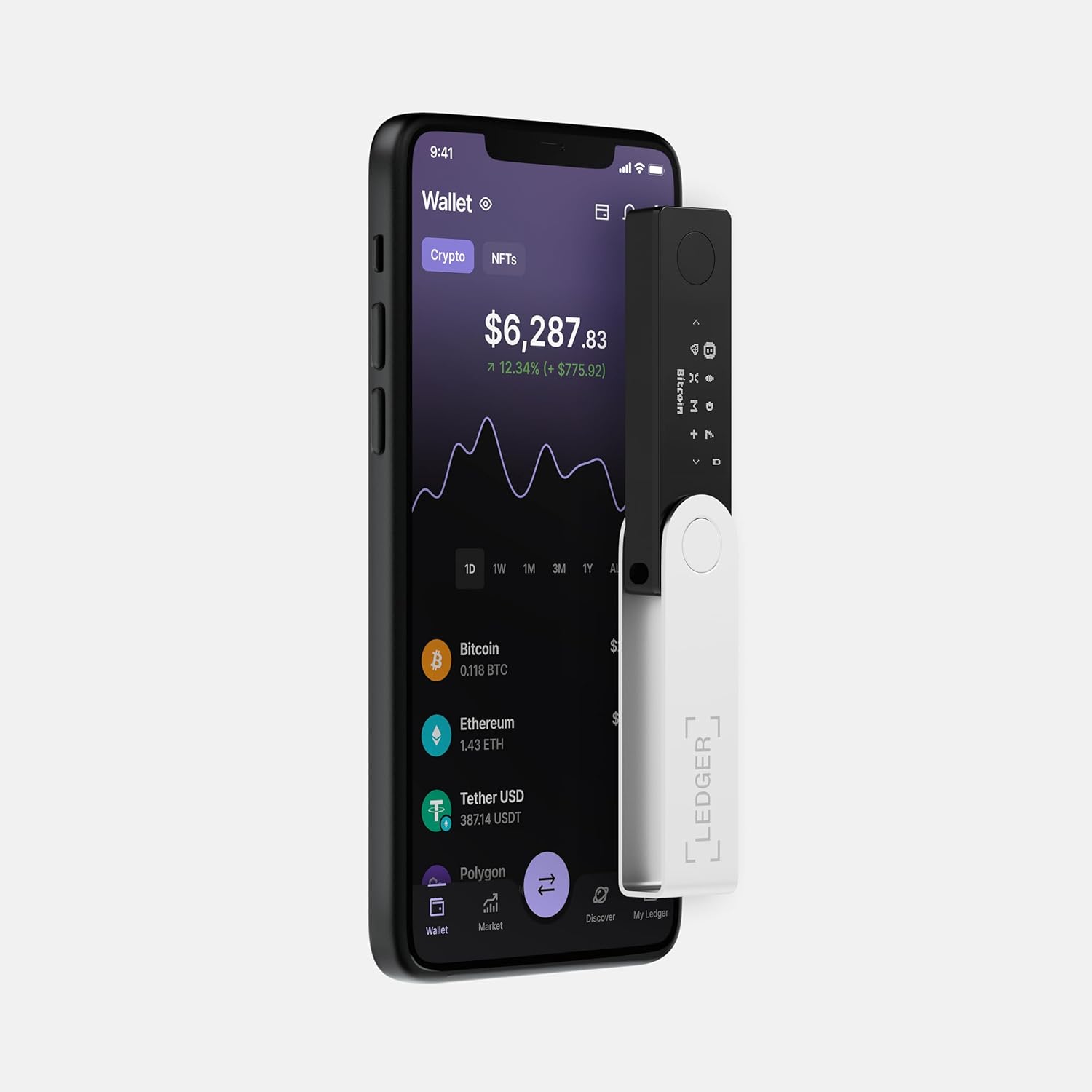 Ledger Nano X (Nero Onice) Wallet Hardware for cryptocurrencies - Bluetooth - The best way to buy, manage and make digital assets fruit