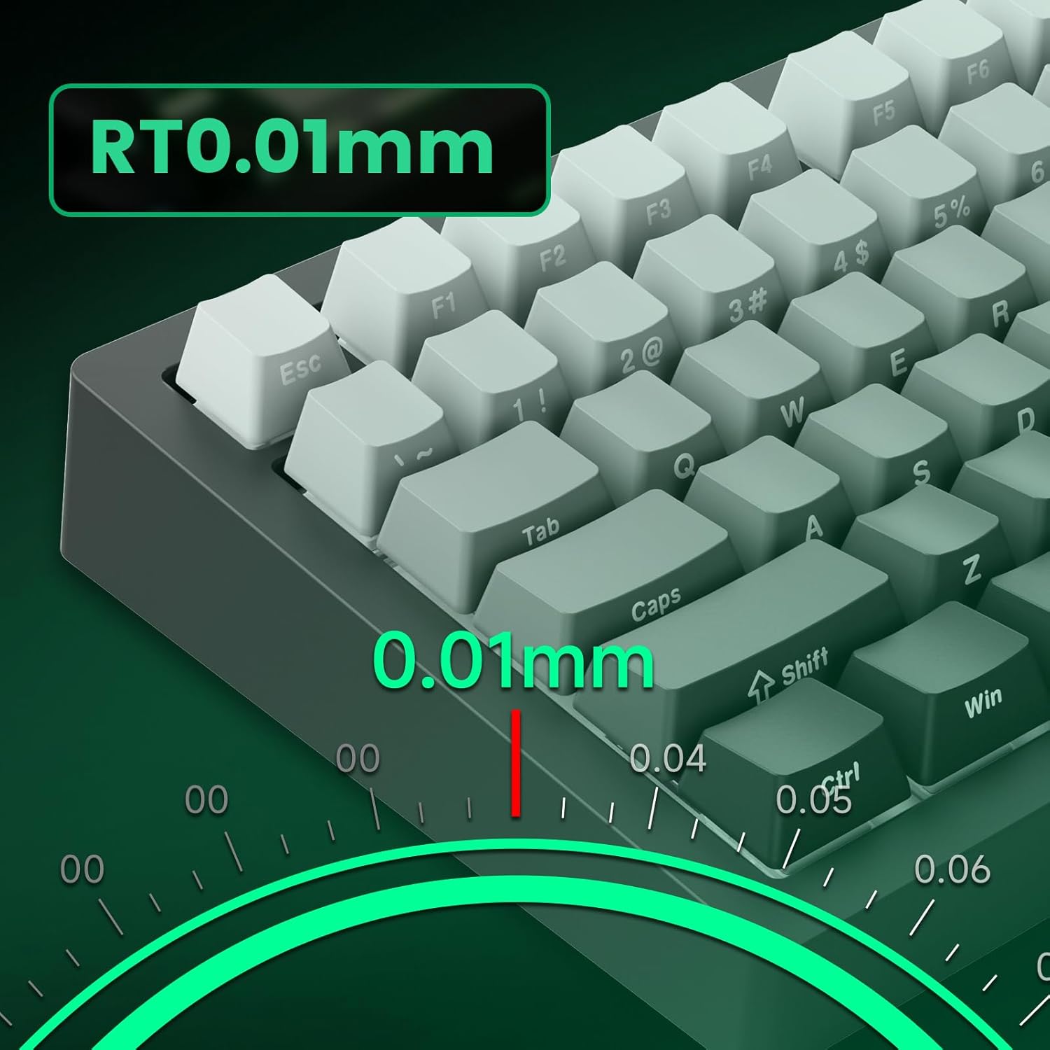 M1 V5 TMR Rapid Trigger Gaming Keyboard Quick Release Aluminum Mechanical Keyboard SP Gradient AstroAim Magnetic Switch Black-AstroAim Magnetic Switch