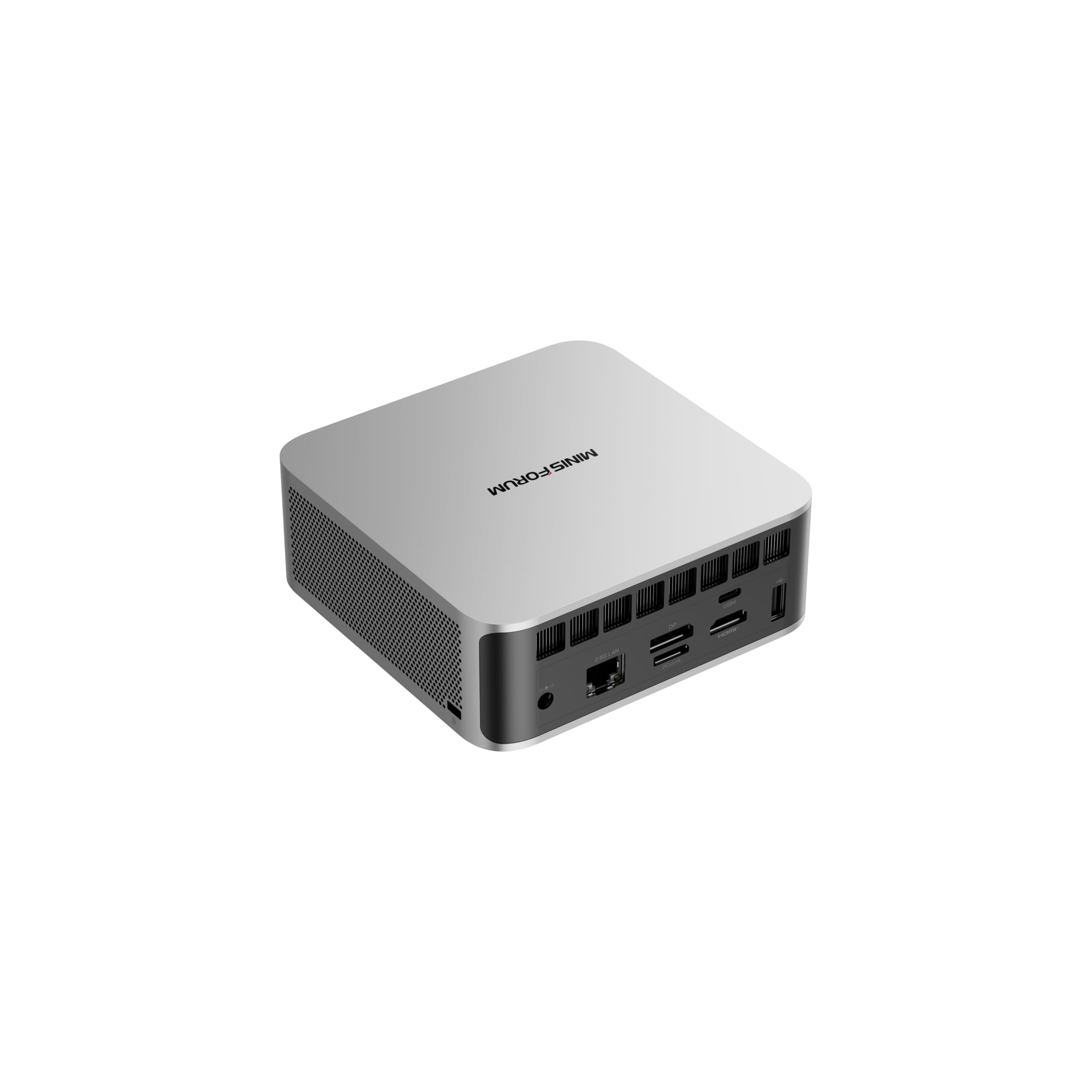 Minisforum Ai X1 Mini PC, AMD Ryzen processor 7 255 8-core 16-Thread up to 4.9 GHz, AMD Radeon 780m, Barebone without DDR5 RAM/PCIe 4.0 SSD, HDMI/DP/USB4 X 2/2.5 g RJ45, USB 3.2 x 2, WiFi 7, BT5.4 X1-255 Barebone