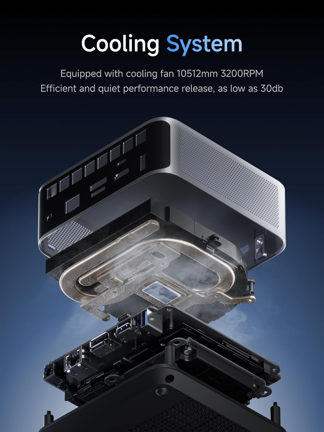 Minisforum M1 Pro-285H Mini PC, Intel Core Ultra 9 285h (16C/16T, up to 5.4GHz), 64GB DDR5, SSD PCIe 4.0 2TB, USB4, RAID, OCULINK, Wi-Fi 7, BT 5.4, Quad 4k M1 Pro-285H 64/2TB screen screen