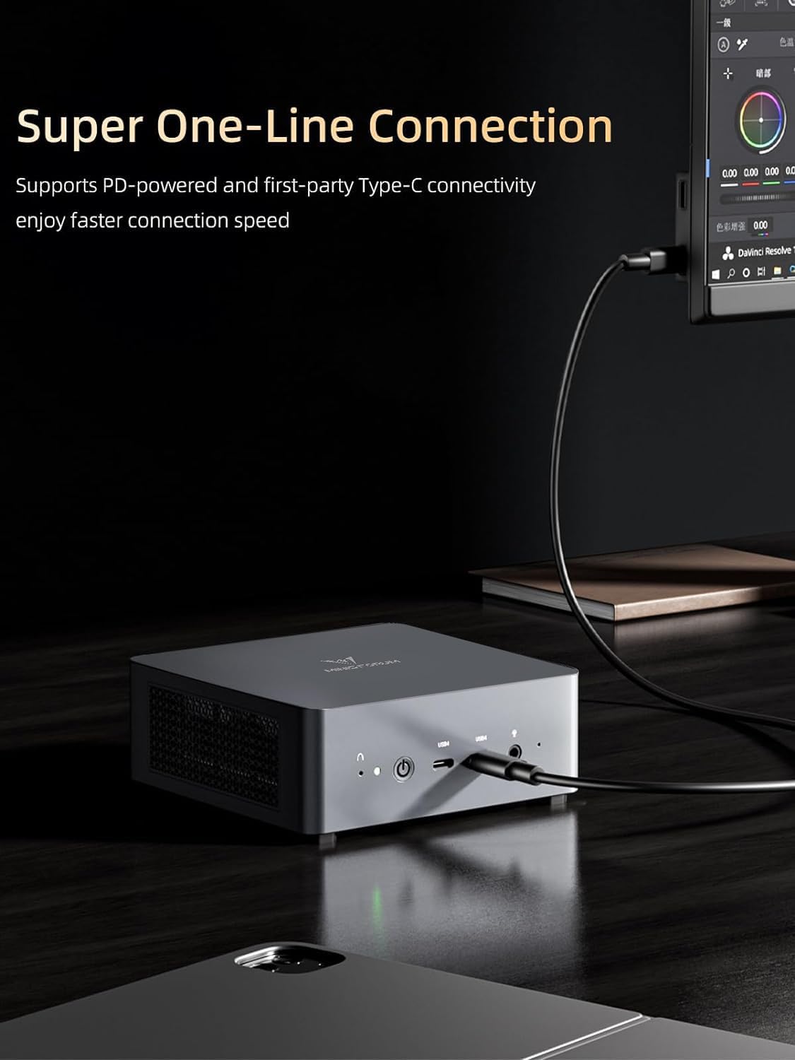 Minisforum Venus Um790 Pro Mini PC AMD Ryzen 9 7940HS JUSQU'à 5.2 GHz 64 GO DDR5 1 A SSD with AMD Radeon 780m, 4x USB3.2, 2x 2x, 2x HDMI 2.1, 2x PCIe4.0, Wi-Fi 6E /BT5.3, RJ45 2.5 G Um790 Pro 64 /1TB