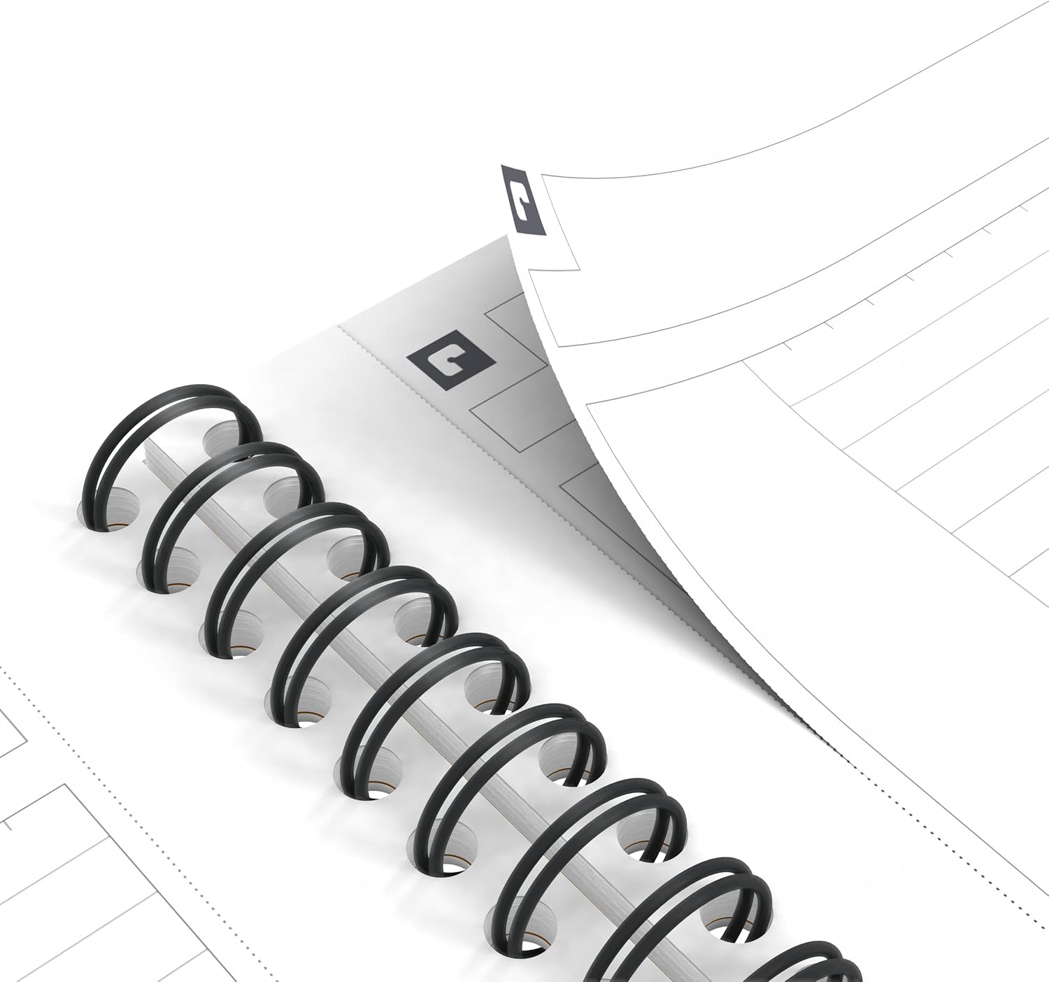 Oxford International Taccuino B5 striped, 6 mm, 160 pages, full binding, paper cover, color: orange b5 lines