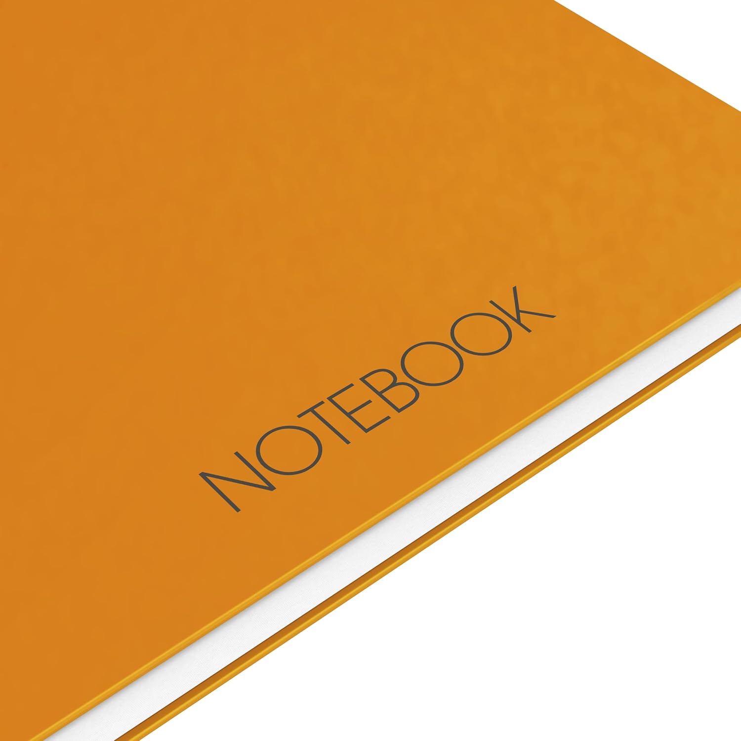 Oxford International Taccuino B5 striped, 6 mm, 160 pages, full binding, paper cover, color: orange b5 lines