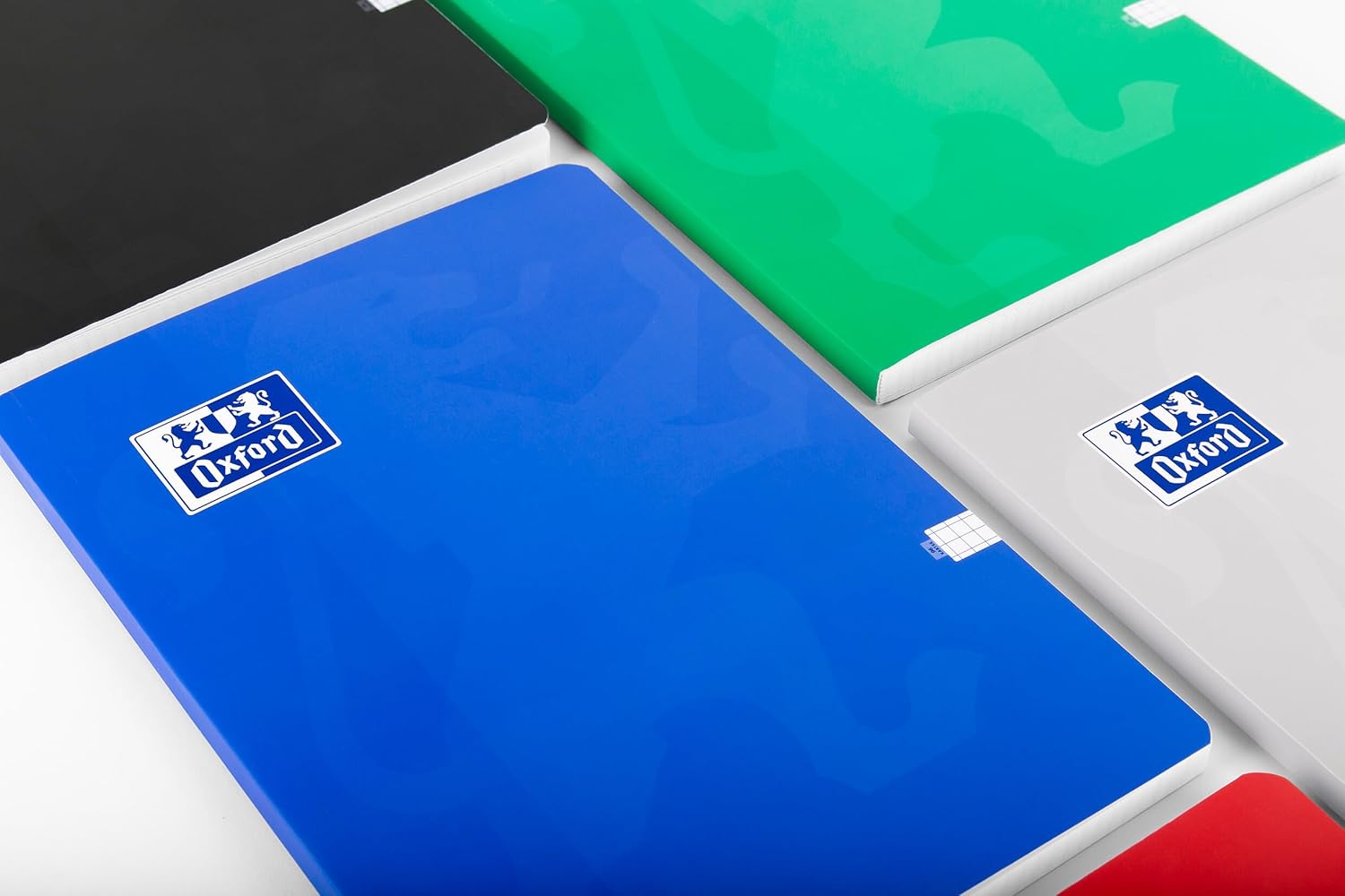 Oxford Taccuino B5, 96 sheets, checkered, pack of 5 pieces, assorted colors