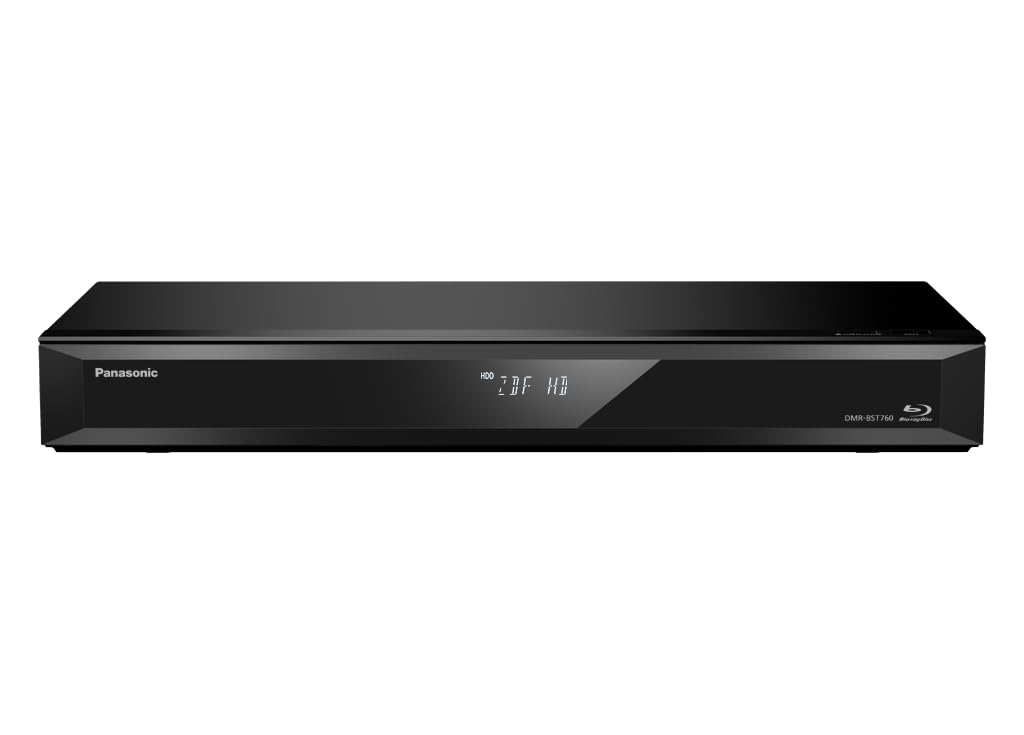 Panasonic DMR-BST760AG-Blu-ray reader and recorder with Twin HD DVB-STuer, 500 GB, 4K Upscaling, Ultra HD, simultaneous recording, Smart Ready, Black