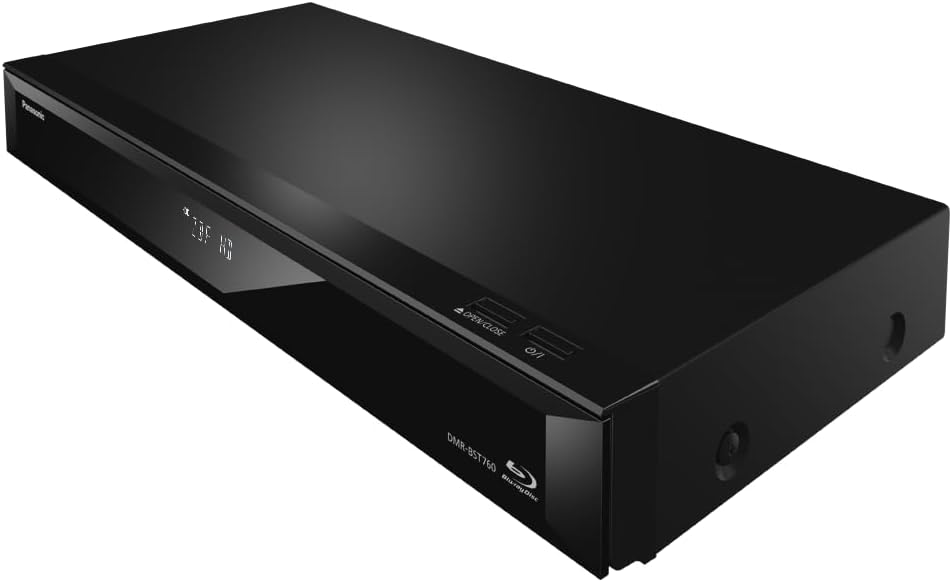 Panasonic DMR-BST760AG-Blu-ray reader and recorder with Twin HD DVB-STuer, 500 GB, 4K Upscaling, Ultra HD, simultaneous recording, Smart Ready, Black