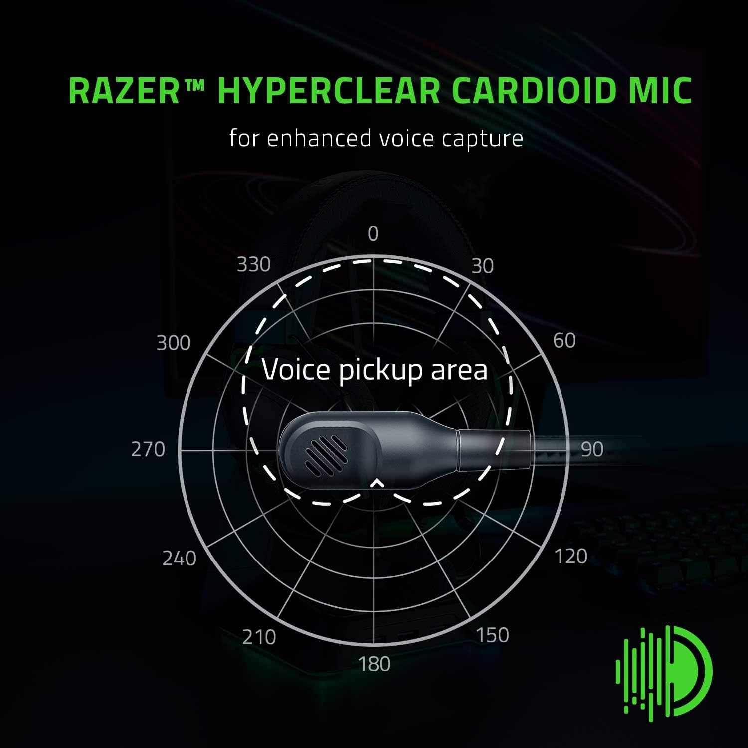 Razer BlackShark V2 X Gaming Headset: 7.1 Surround Sound - 50mm Drivers - Memory Foam Cushion - For PC, PS4, PS5, Switch - 3.5mm Audio Jack - Black Black 3.5 mm PC Headset
