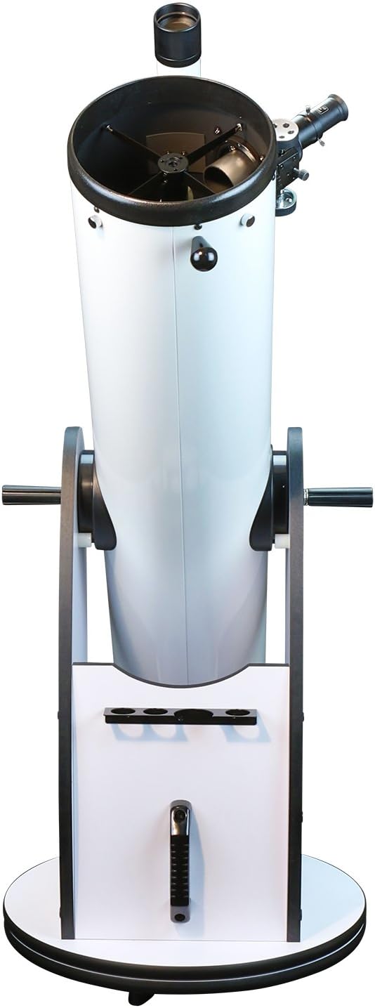 Sky-Watcher Classic 200 Dobsonian 8-inch Telescope – Solid-Tube – Simple, Traditional Design – Easy to Use, Perfect for Beginners, White (S11610) Traditional 8" Dobsonian