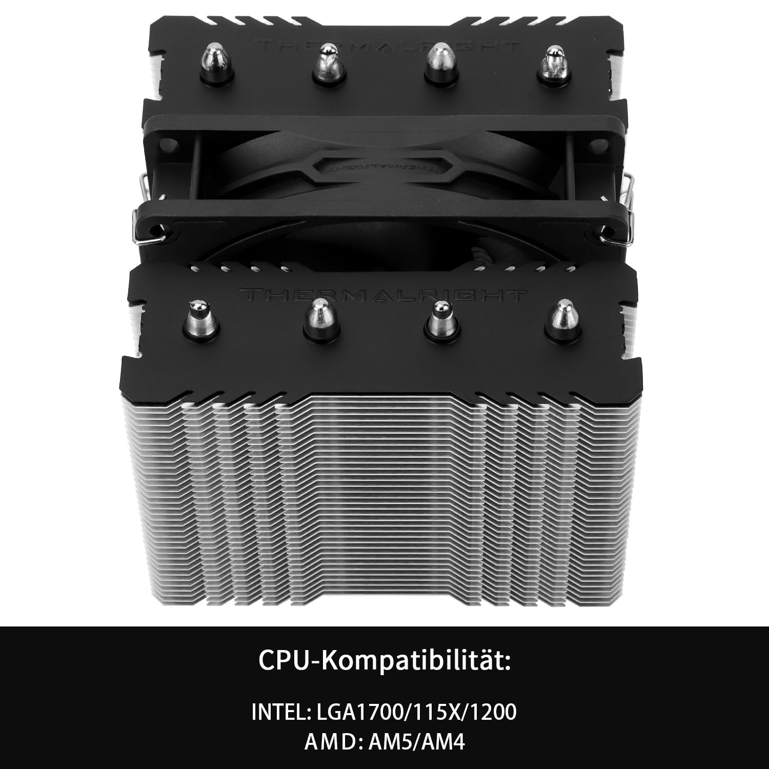 Thermalright Peerless Assassin 90 SE - Dual Tower CPU Crew, with Aluminum Heat Digger, 4 High -performance Heatpipes, Intel 1700/115x/1200/1851, AMD: AM4/AM5 for cooling