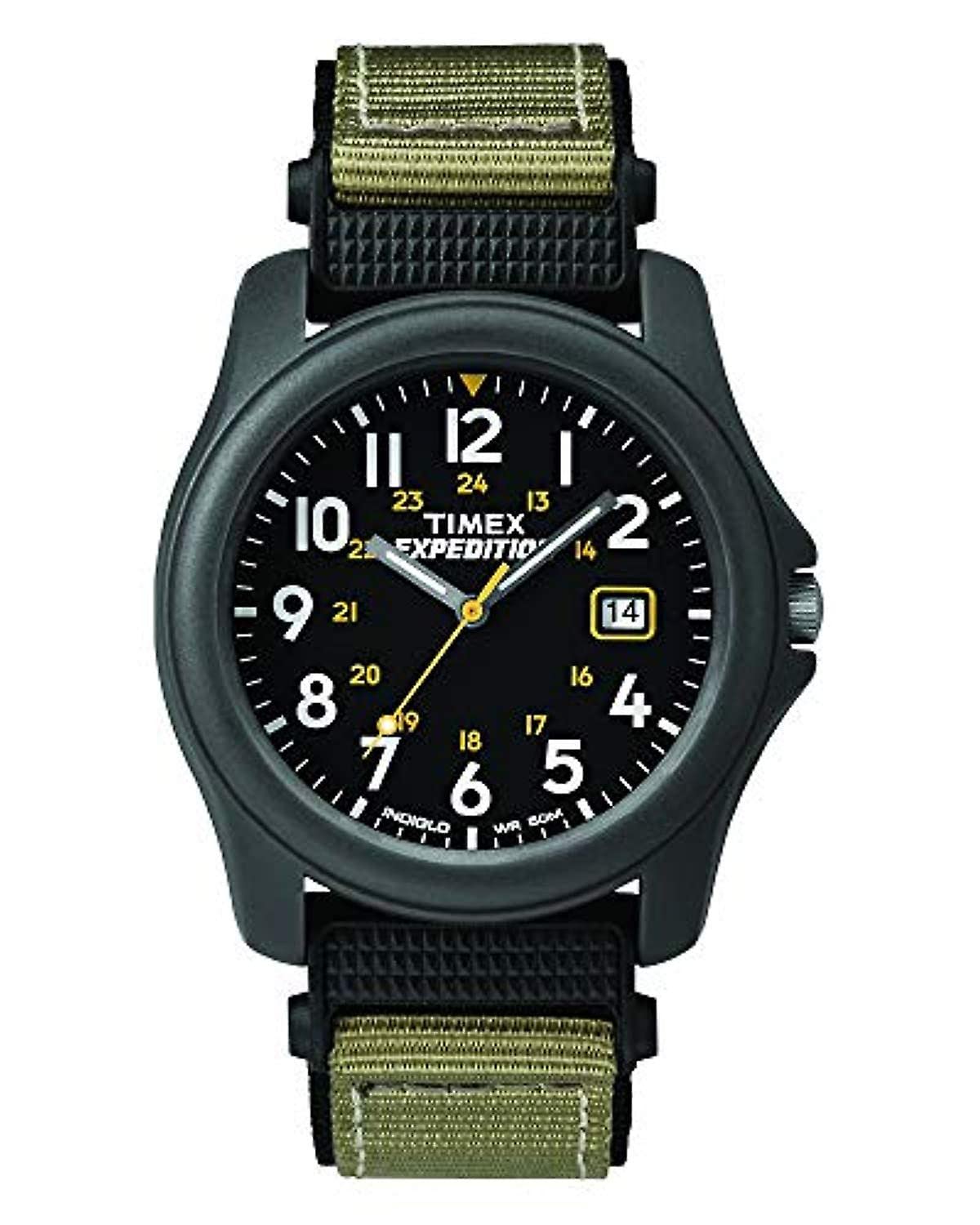 Timex Quartz Expedition Camper Analog Cleen Pulse Watches Black/Green