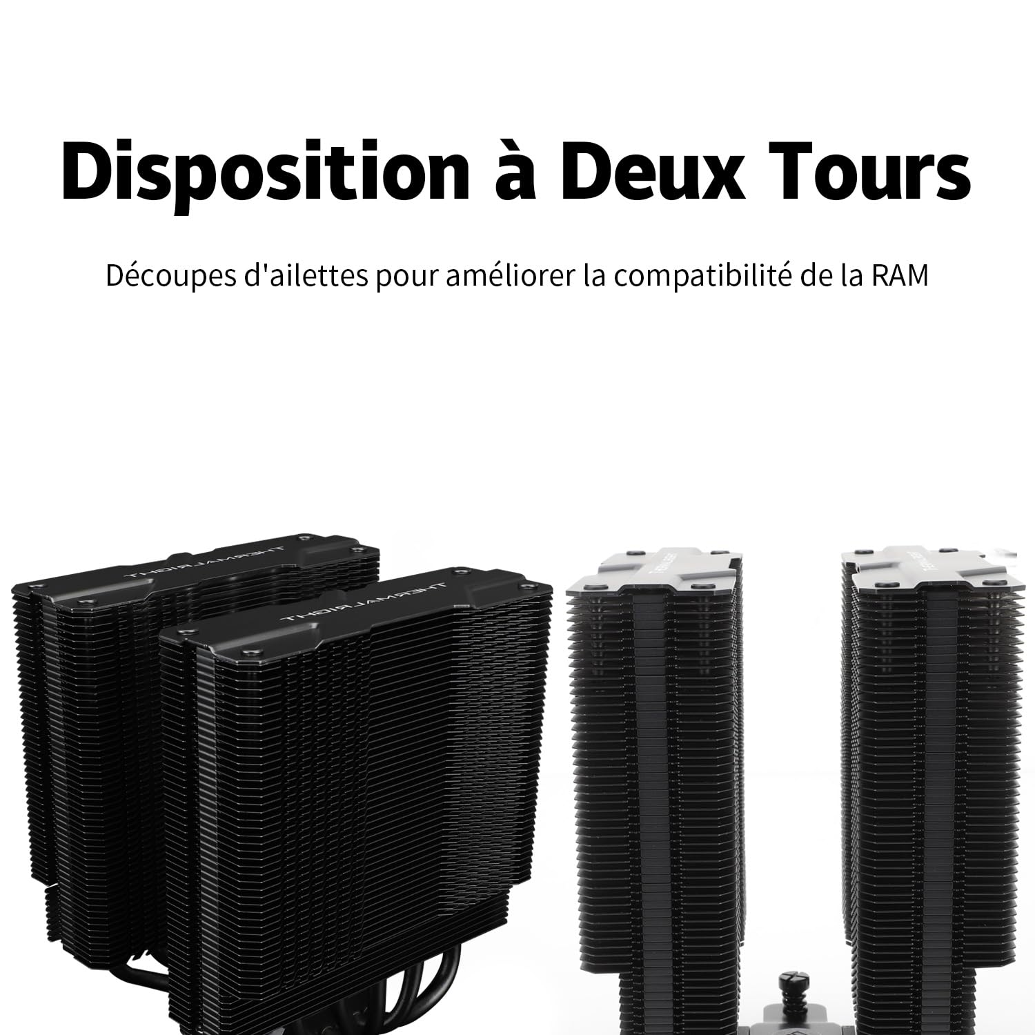 TR Peerless Assassin 120 Black Air Cooler CPU, 6 heat pipes, double 120 mm PWM TL-C12B fan, AGHP technology, for AMD AM4 AM5, Intel 1700/1150/1155/1200/2011 PA 120 Black