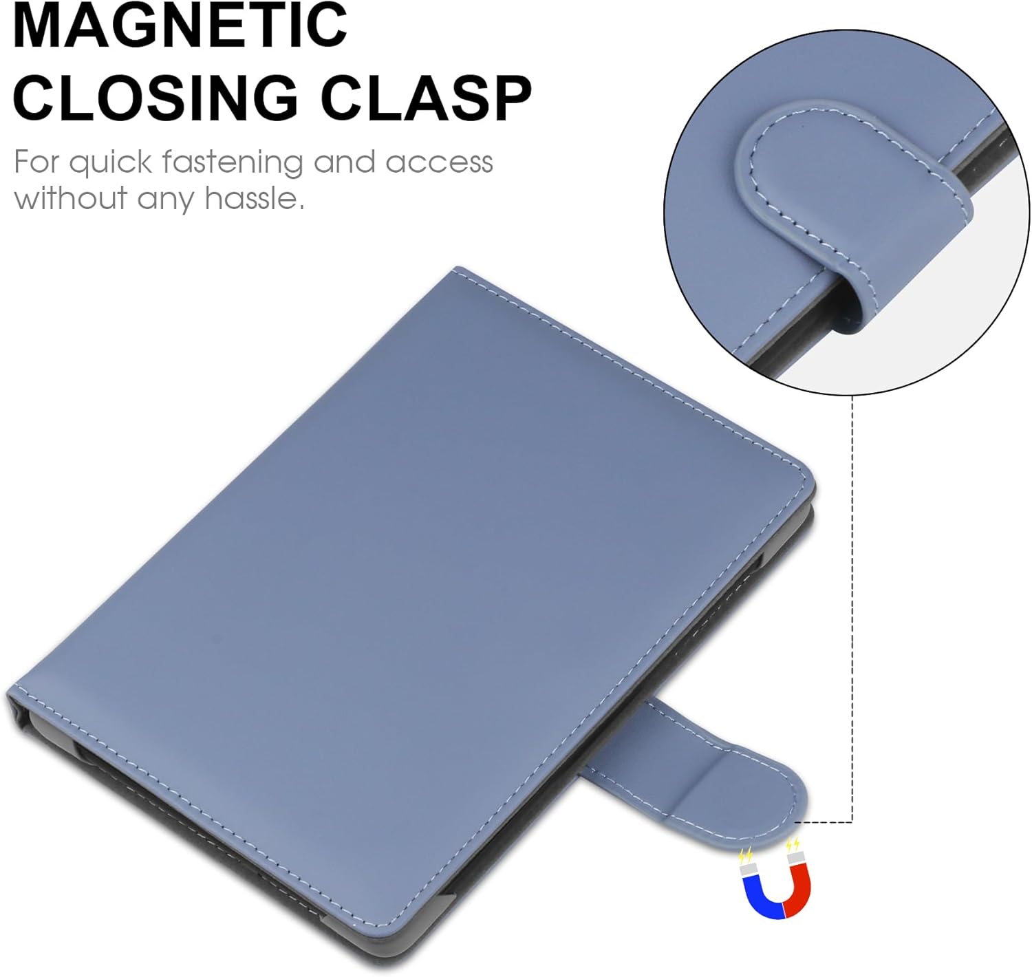 Universal Hoyixi Case for 6.8 ", 7" "Kindle Paperwhite/Colorsoft/Kobo/Pocketbook/Tolino/Sony E-book Reader Cover for 6" -7 '' '' '' '' '' '' pocket-session with stands with stands with stands, viola