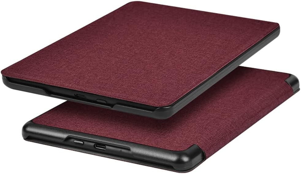 Zcooooool fabric case for 6 "Kindle Paperwhite (7a/6a/5th generation 2015/2013/2012 released model: dp75sdi or ey21) non -slip Paperwhite custody Paperwhite (7th/6th/5th) wine red