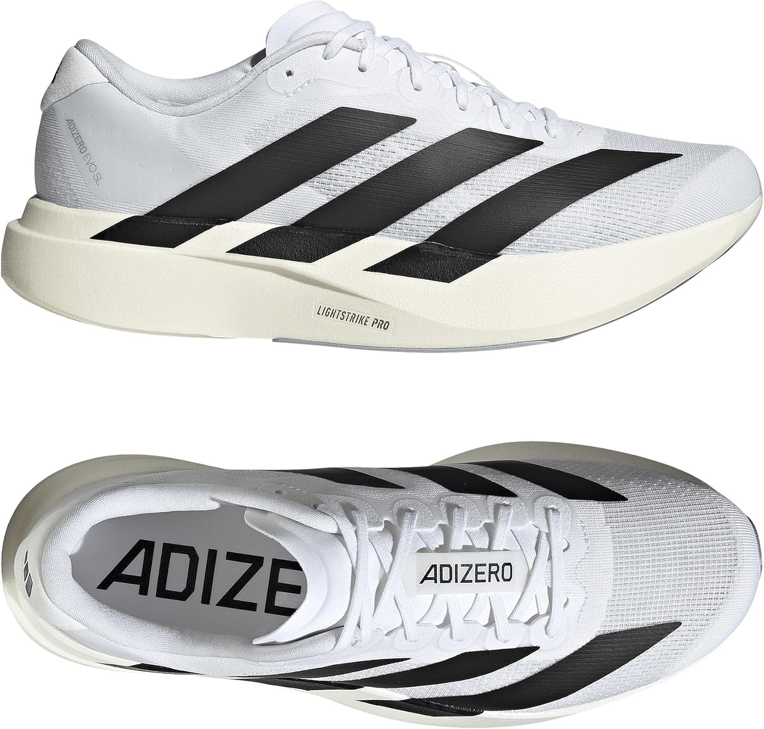Adidas Adizero EVO SL Men's Running Shoes White 27.0 cm