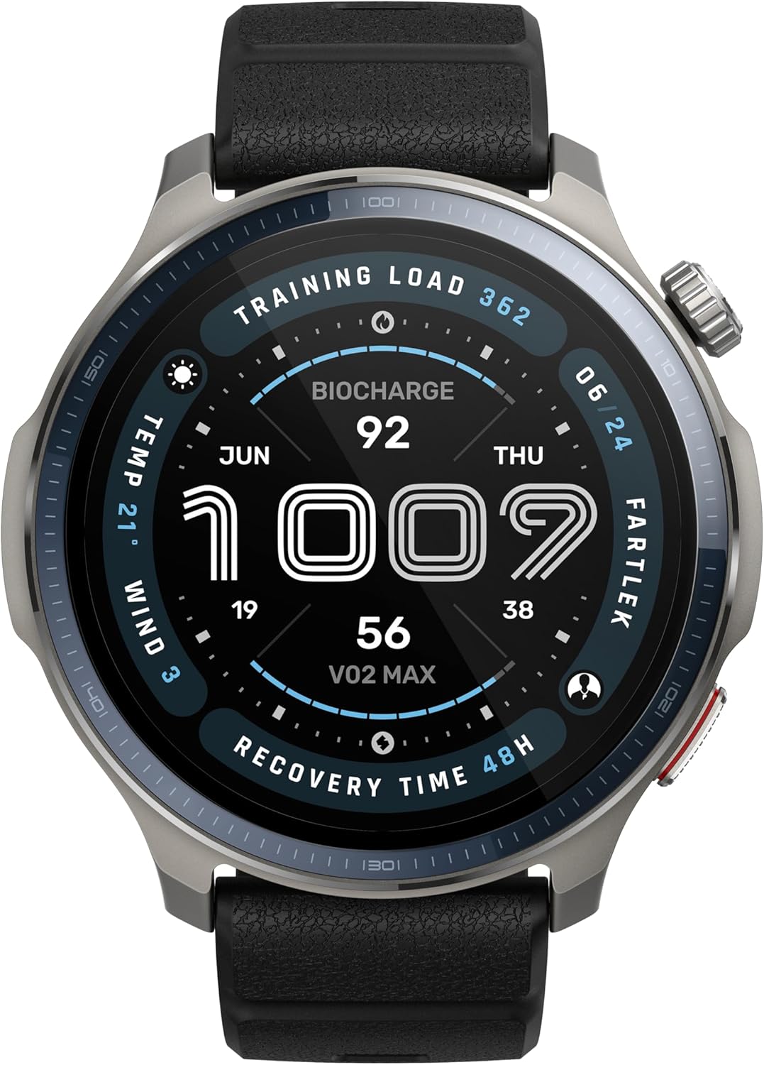 Amazfit Balance 2 Smartwatch 47mm, AMOLED 1.5", Offline Maps, Dual Band GPS, 21 Days Battery, Over 170 Sports Modes, HYROX and Golf, Strength Training, Cardio & Sleep for Android and iPhone