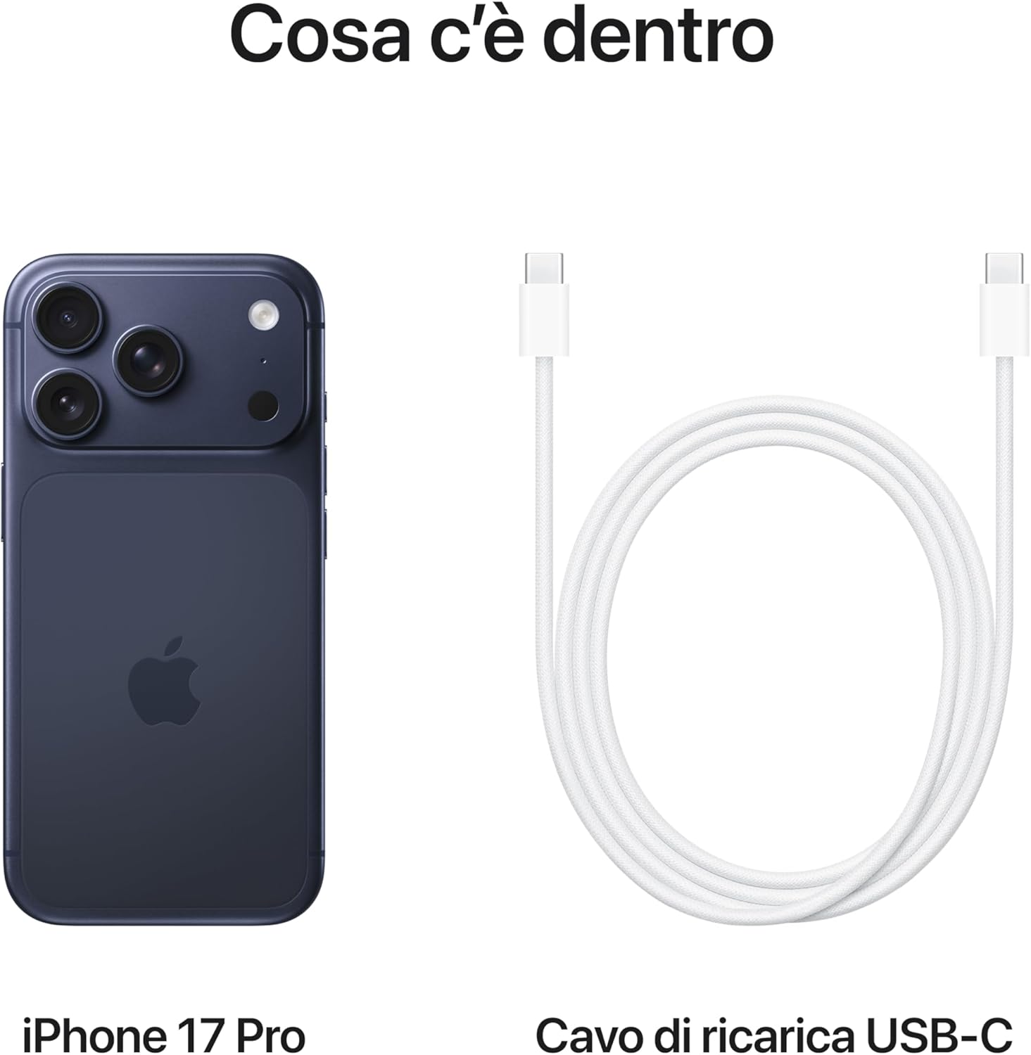 Apple iPhone 17 Pro 256 GB: 6.3" display, ProMotion up to 120Hz, A19 Pro chip, unprecedented battery life, Pro Fusion camera system with Center Stage front camera; Deep Blue Deep Blue 256 GB