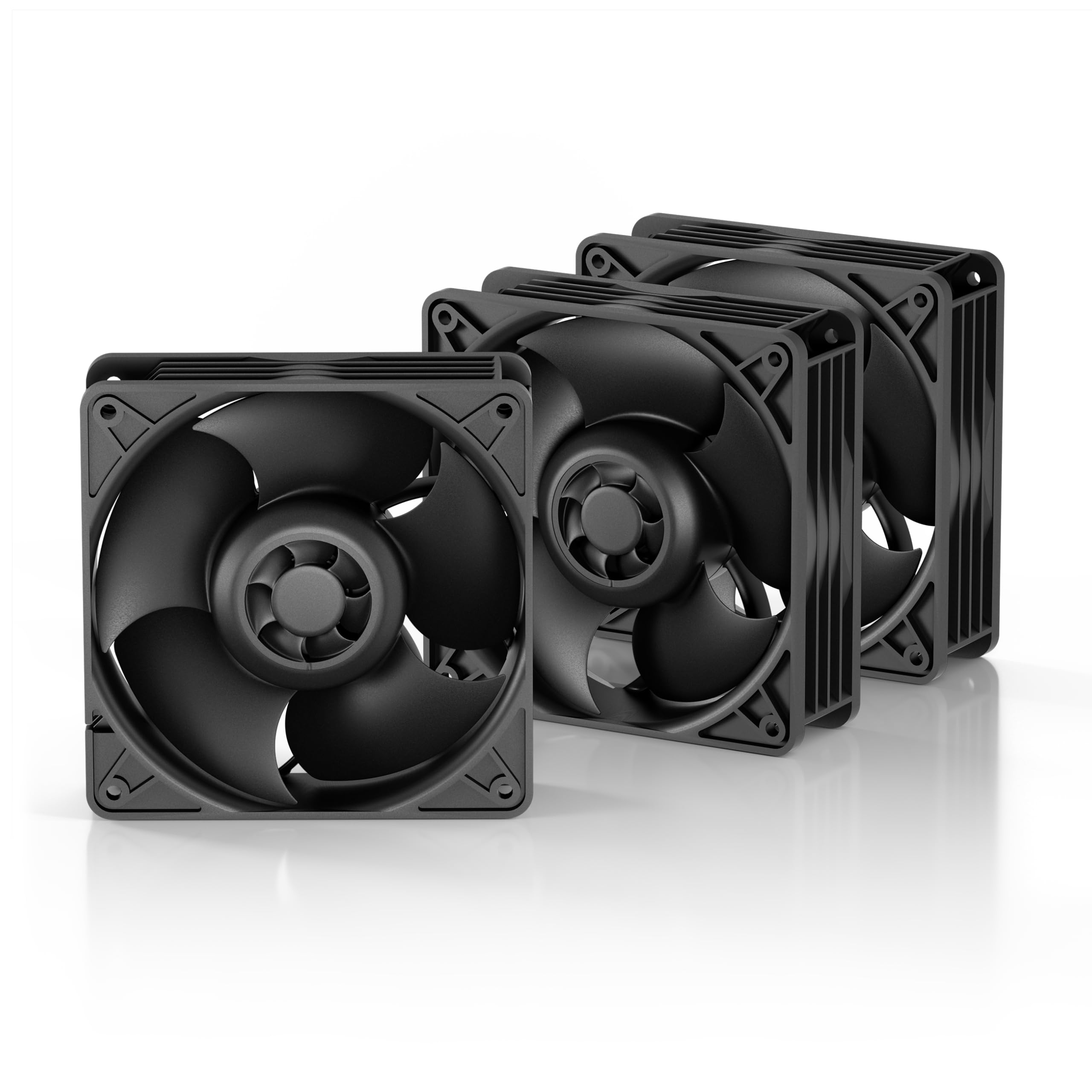 ARCTIC S12038-8K (3 Pack) - 120x120x38 mm server fan, 800-8000 rpm, PWM regulation, 4-pin connector, 12 V DC, particularly efficient