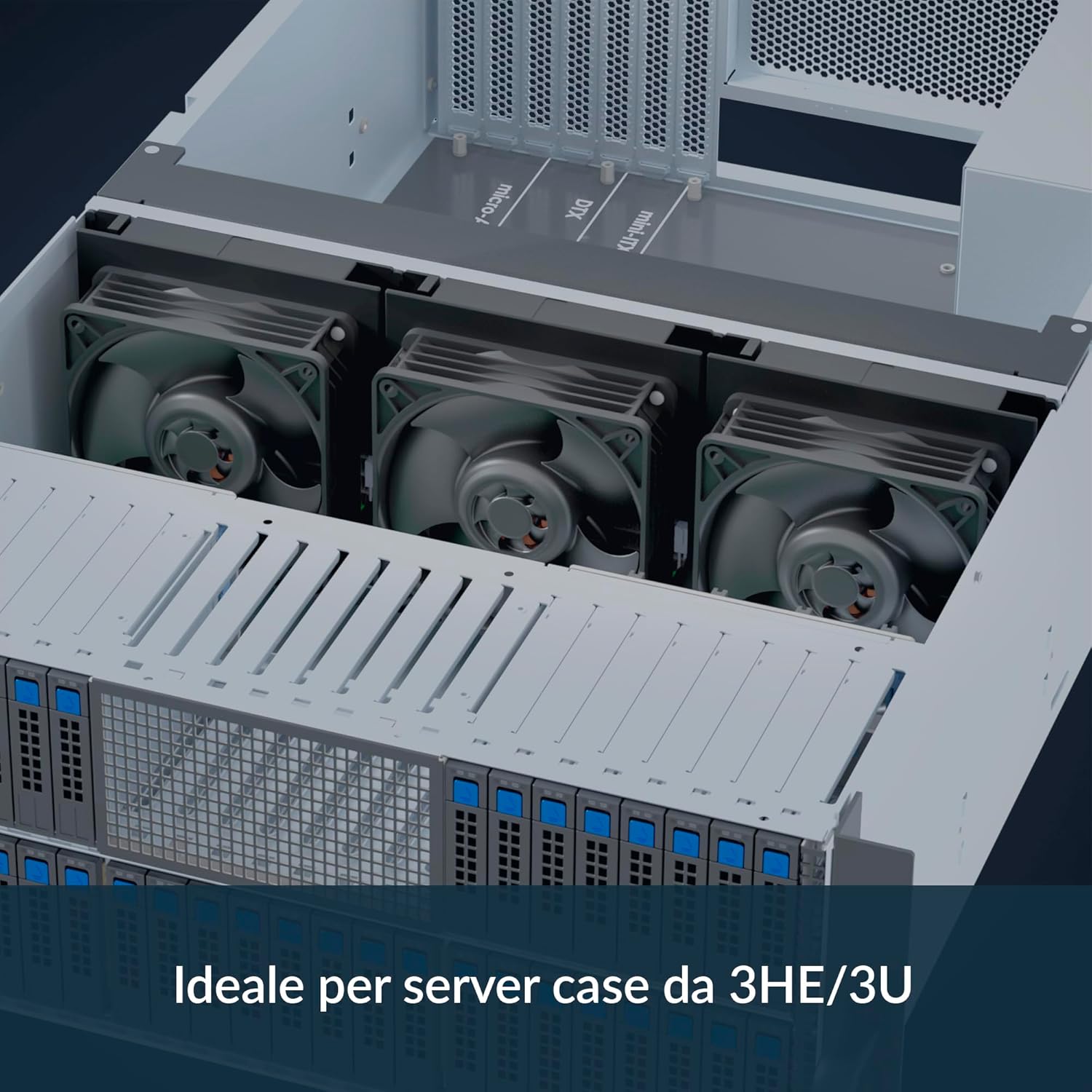 ARCTIC S12038-8K (3 Pack) - 120x120x38 mm server fan, 800-8000 rpm, PWM regulation, 4-pin connector, 12 V DC, particularly efficient