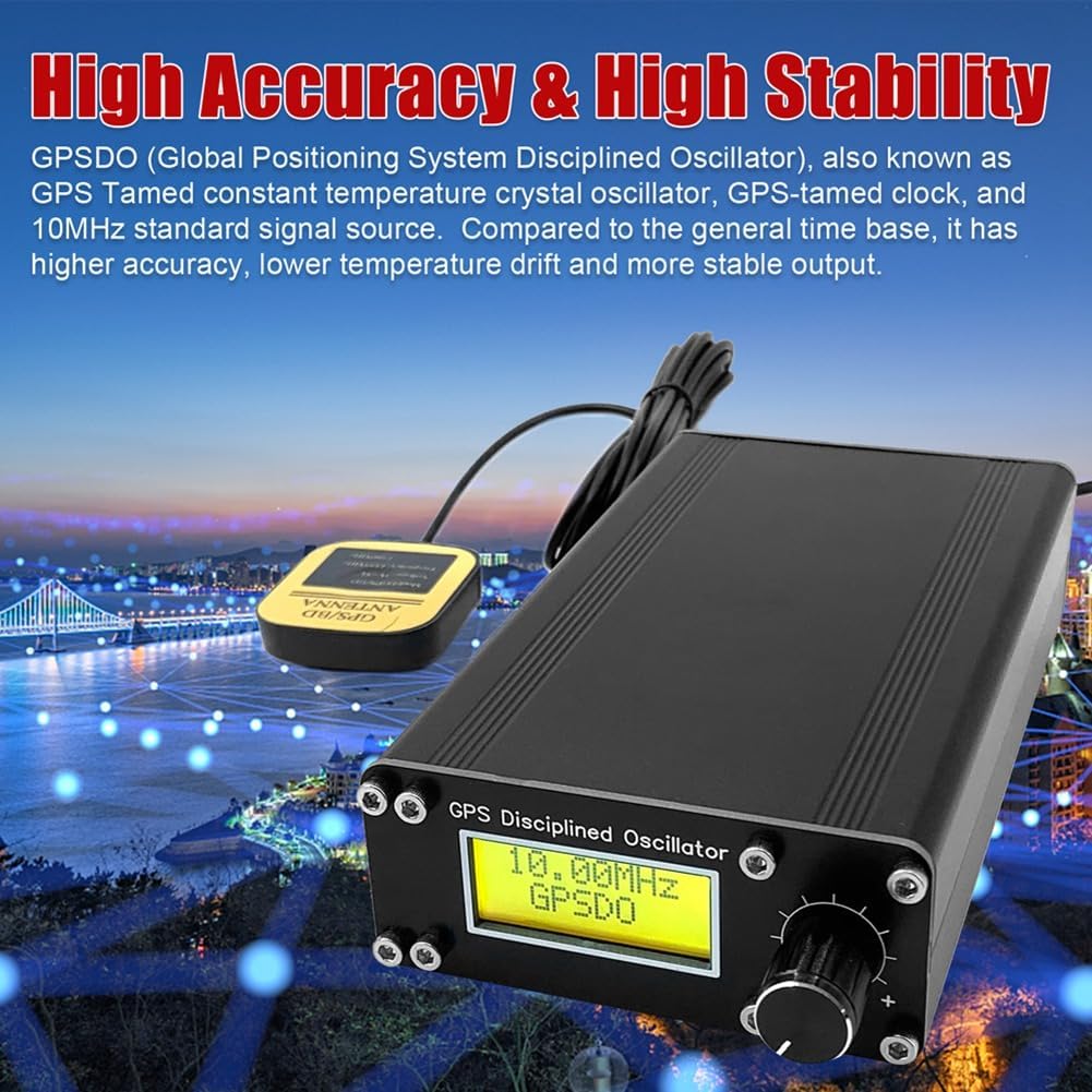 Asyduey GPSDDO disciplined oscillator GPS A 10mHz square GNSS DISCOUNTED WATCH GPS 1pps GPS watch for audio decoders