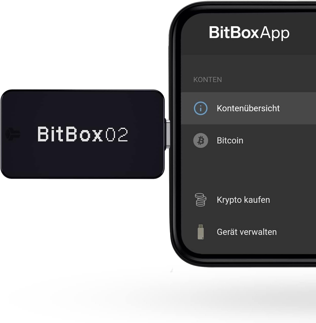 Bitbox02 Bitcoin portfolio - hardware wallet for Cold Storage produced in Switzerland - With Desktop and Mobile App