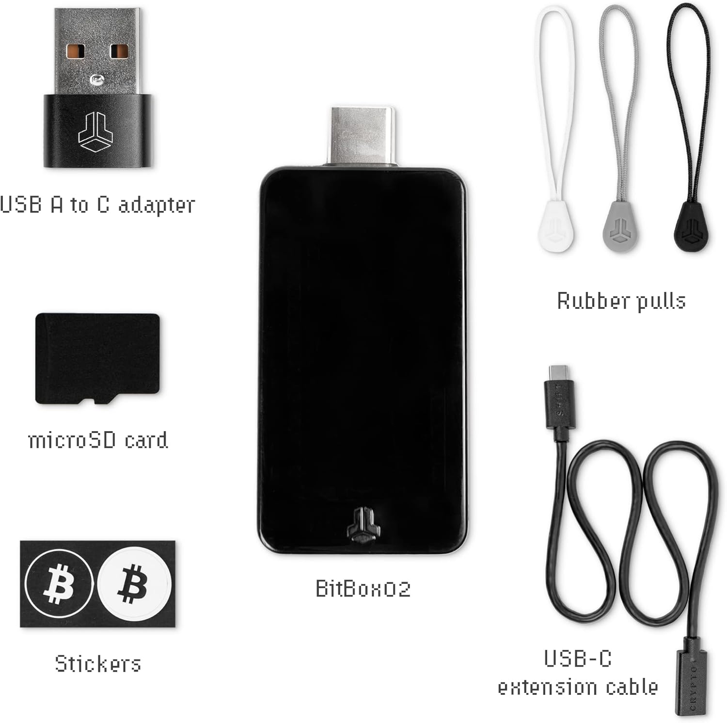 Bitbox02 Wallet for cryptocurrencies: Bitcoin, Ethereum plus 1500 token - hardware portfolio for Cold Storage produced in Switzerland - with desktop and mobile app