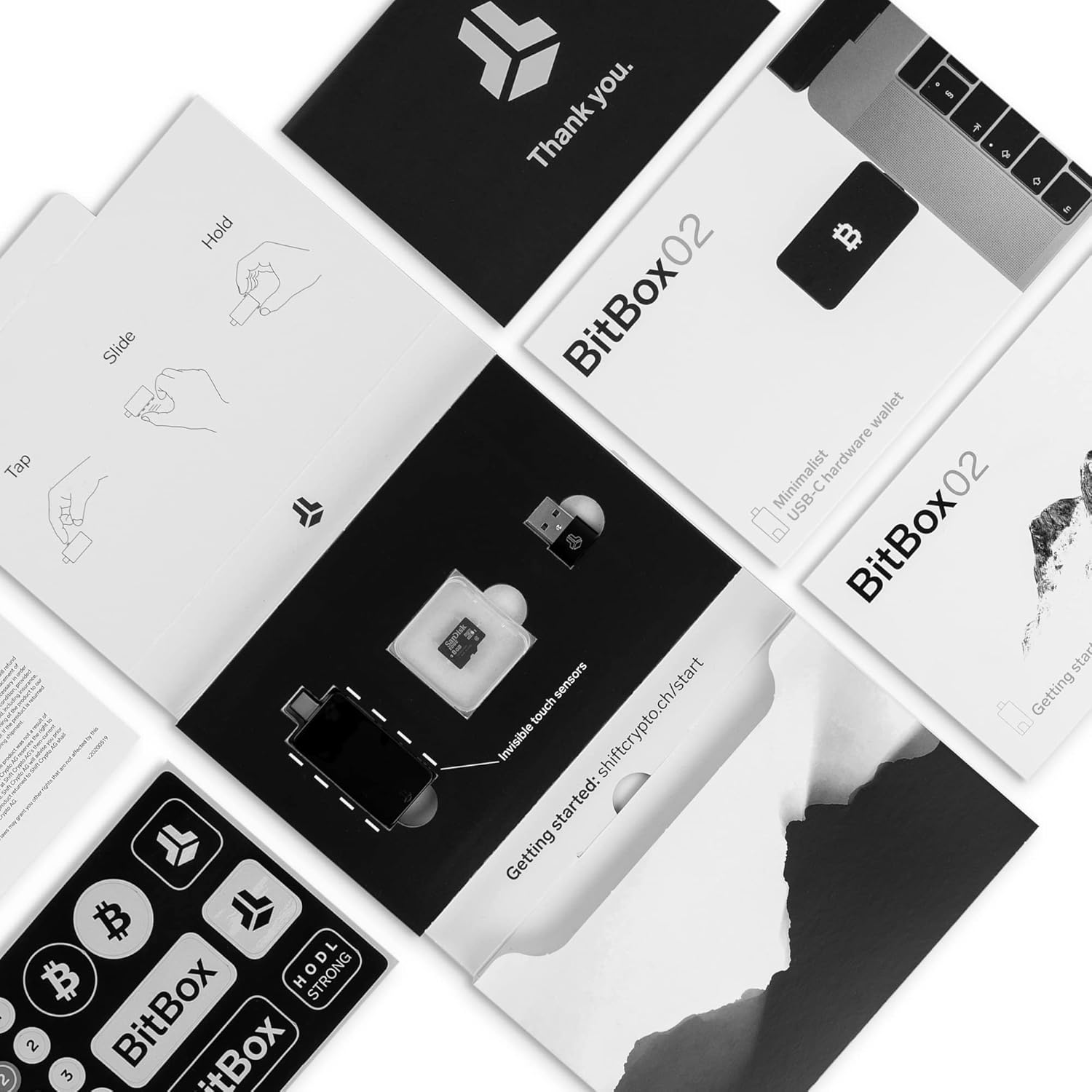 Bitbox02 Wallet for cryptocurrencies: Bitcoin, Ethereum plus 1500 token - hardware portfolio for Cold Storage produced in Switzerland - with desktop and mobile app