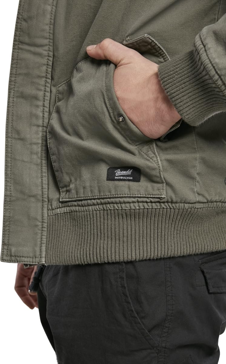 Brandit Bronx Men Winter Jacket black Regular M olive