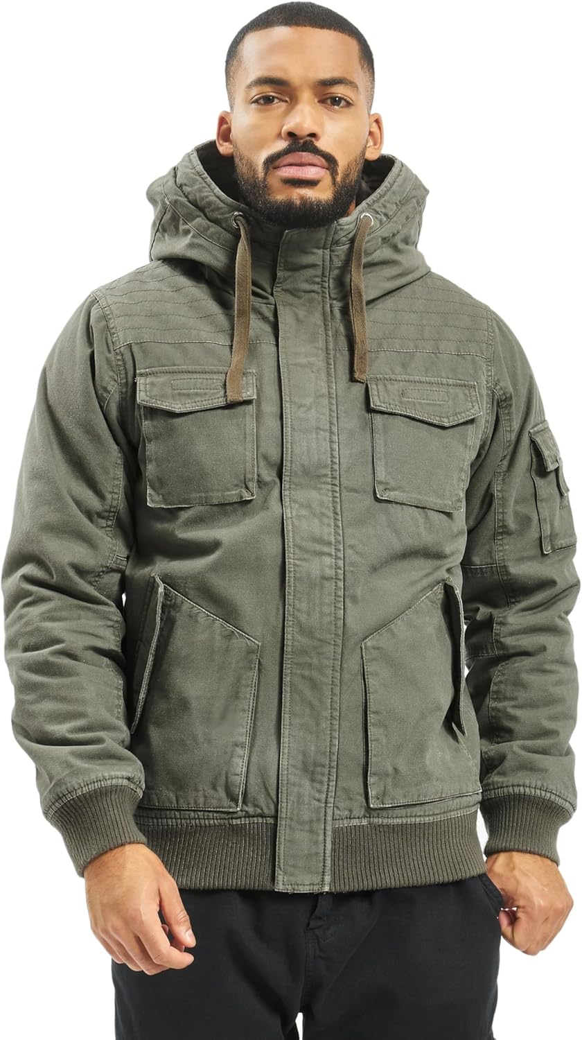 Brandit Bronx Men Winter Jacket black Regular M olive
