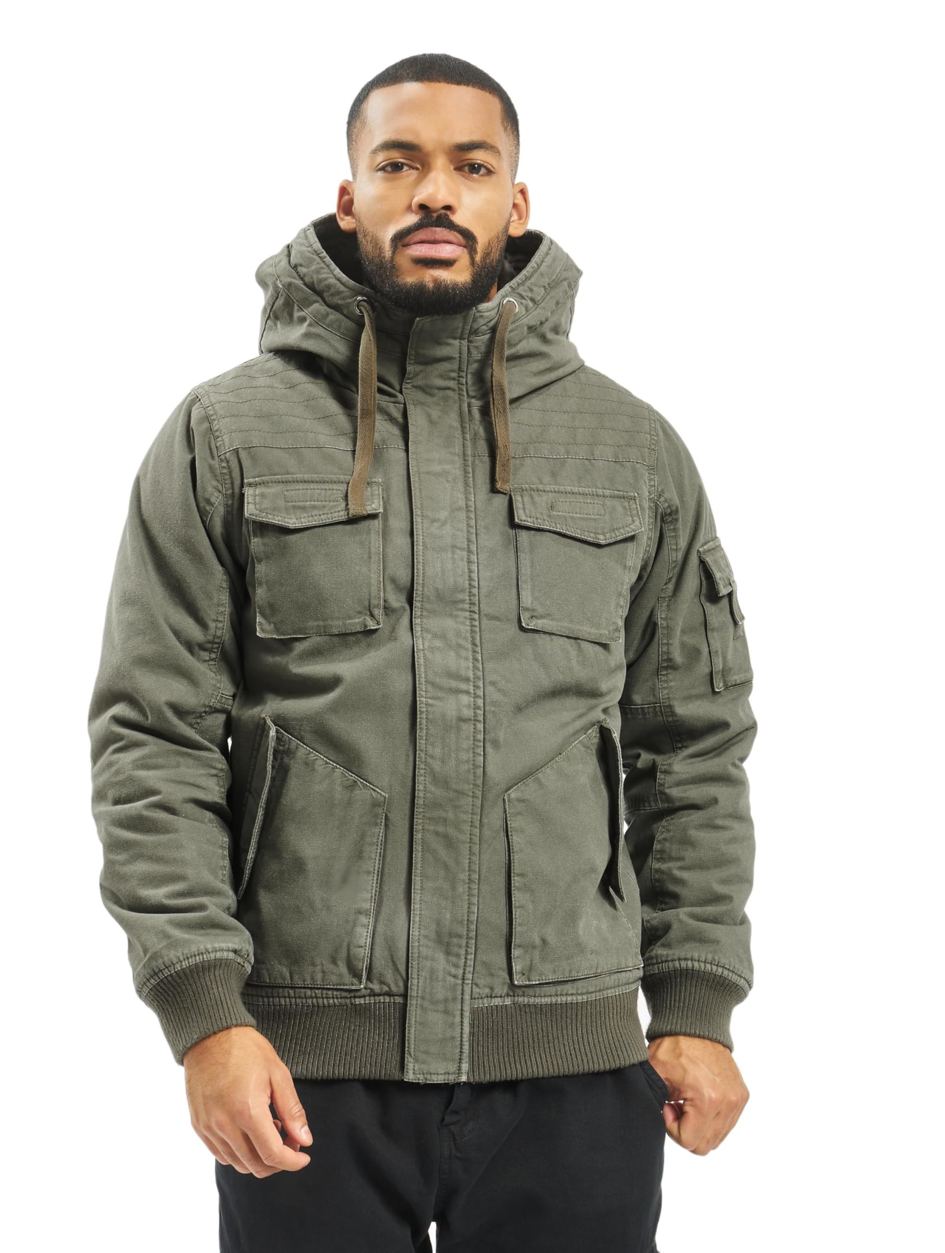 Brandit Bronx Men Winter Jacket black Regular M olive