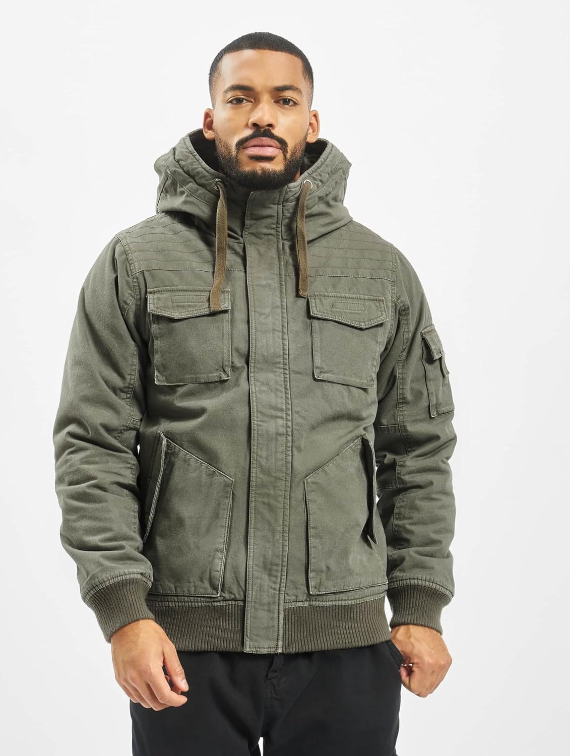 Brandit Bronx Men Winter Jacket black Regular M olive