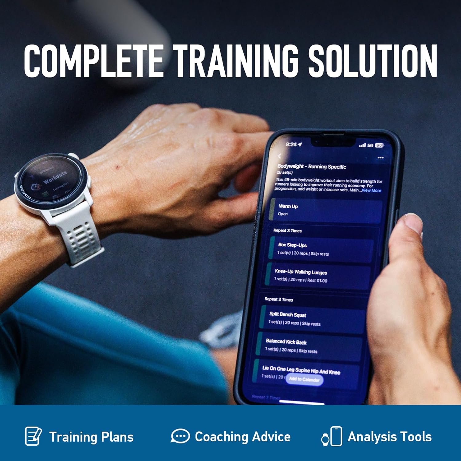 COROS PACE 3 Sports watch GPS-Running Watch light and comfortable, 17-day battery life, precise GPS, heart rate monitor, navigation, sleep monitoring, training plan, running Nylon ink Nylon ink