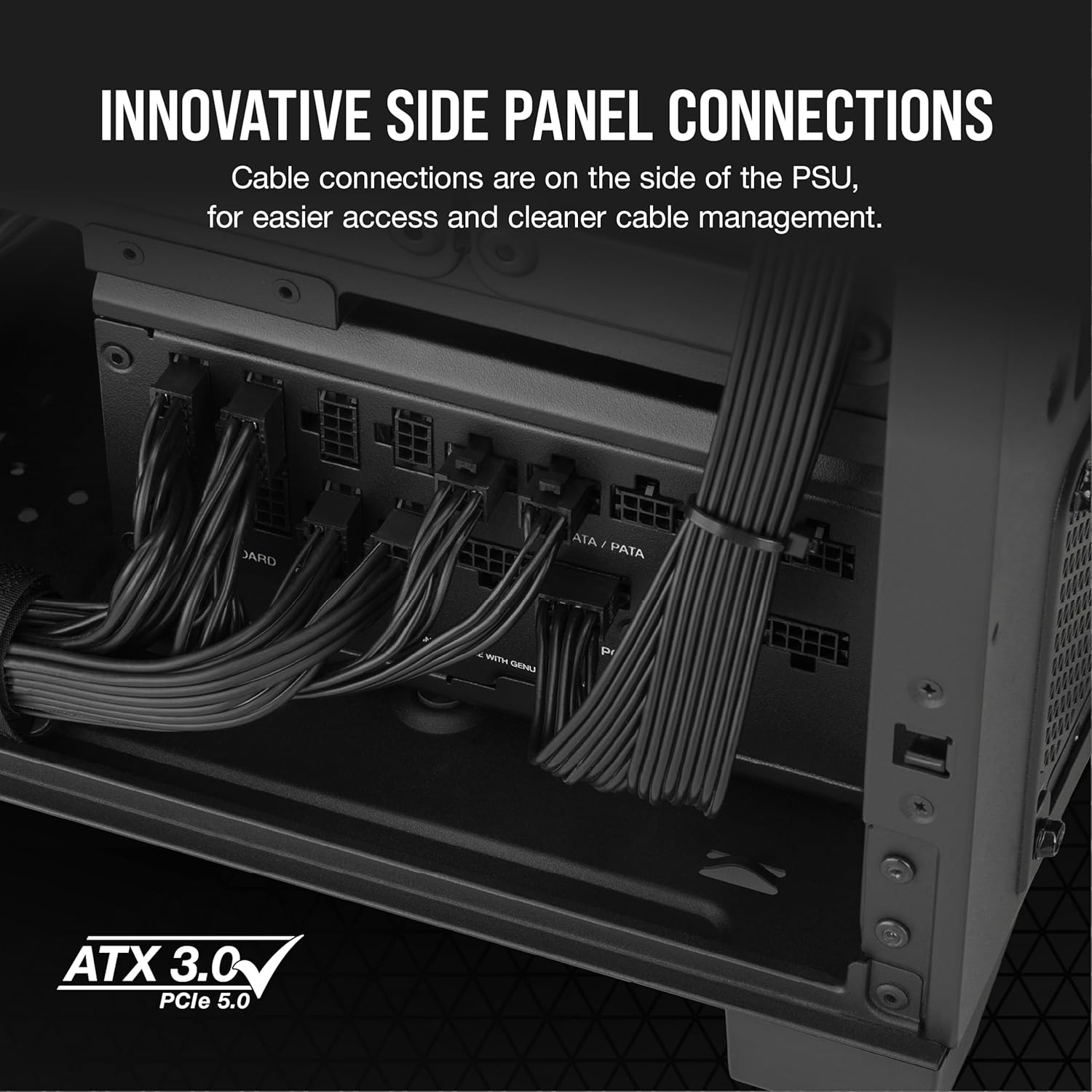 Corsair RM1200x power supply unit 1200 W 24-pin ATX ATX Black (Corsair 1200W GOLD RM1200X SHIFT) RMx SHIFT Series 1200 Watts