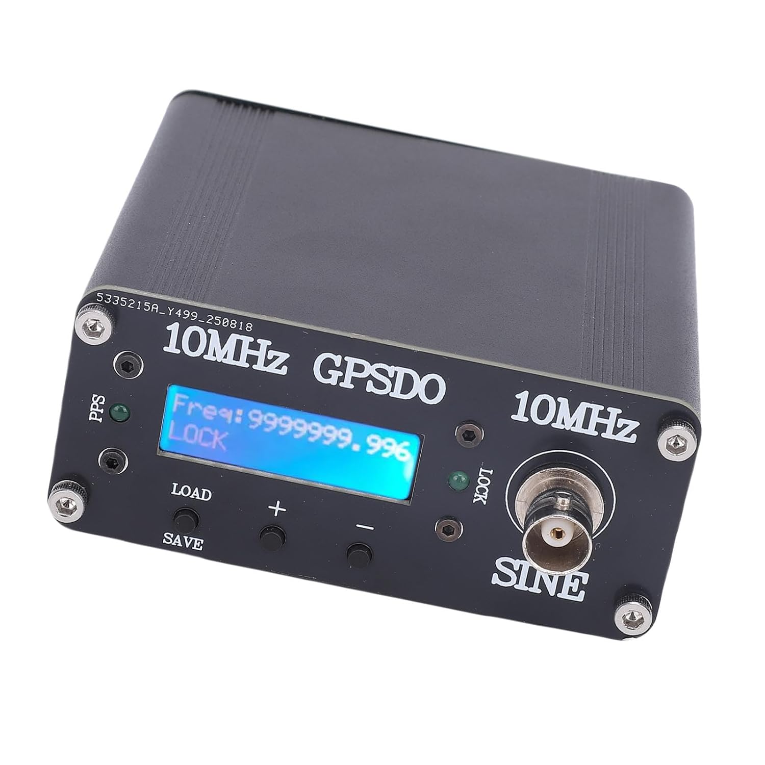 Denash Disciplined GPS GPS oscillator, 10 MHz oscillating watch for decoding, tools and meters with GPS synchronization and synchronization stability, for audio analyzer